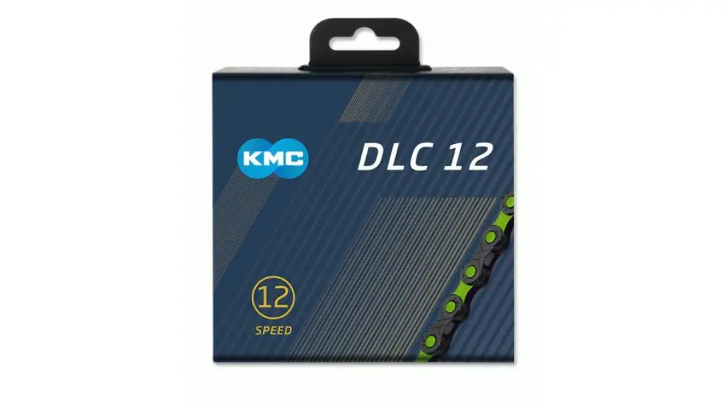 KMC DLC12 Kette 12-fach 126-Glieder - Grün, Schwarz