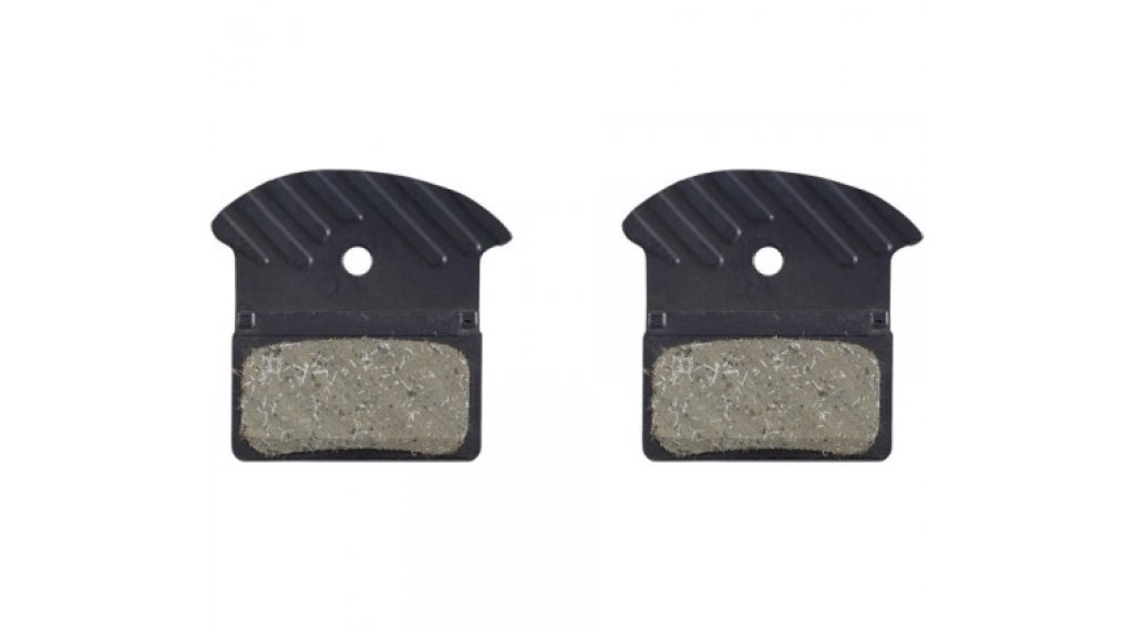 Shimano Disc Bremsbeläge J04C Metall mit Kühlrippen
