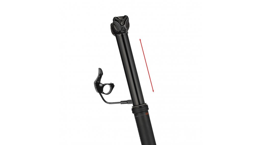 Ergotec Viper Up &amp; Down Vario-Sattelstütze 31.6x421.5mm Travel: 150mm 0mm Offset schwarz