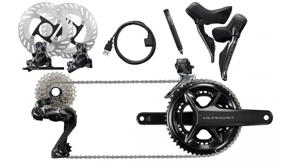 Shimano Ultegra Di2 R8170 Gruppe 52/36 Zähne 170mm 11-30 Zähne 160/160mm (BULK)