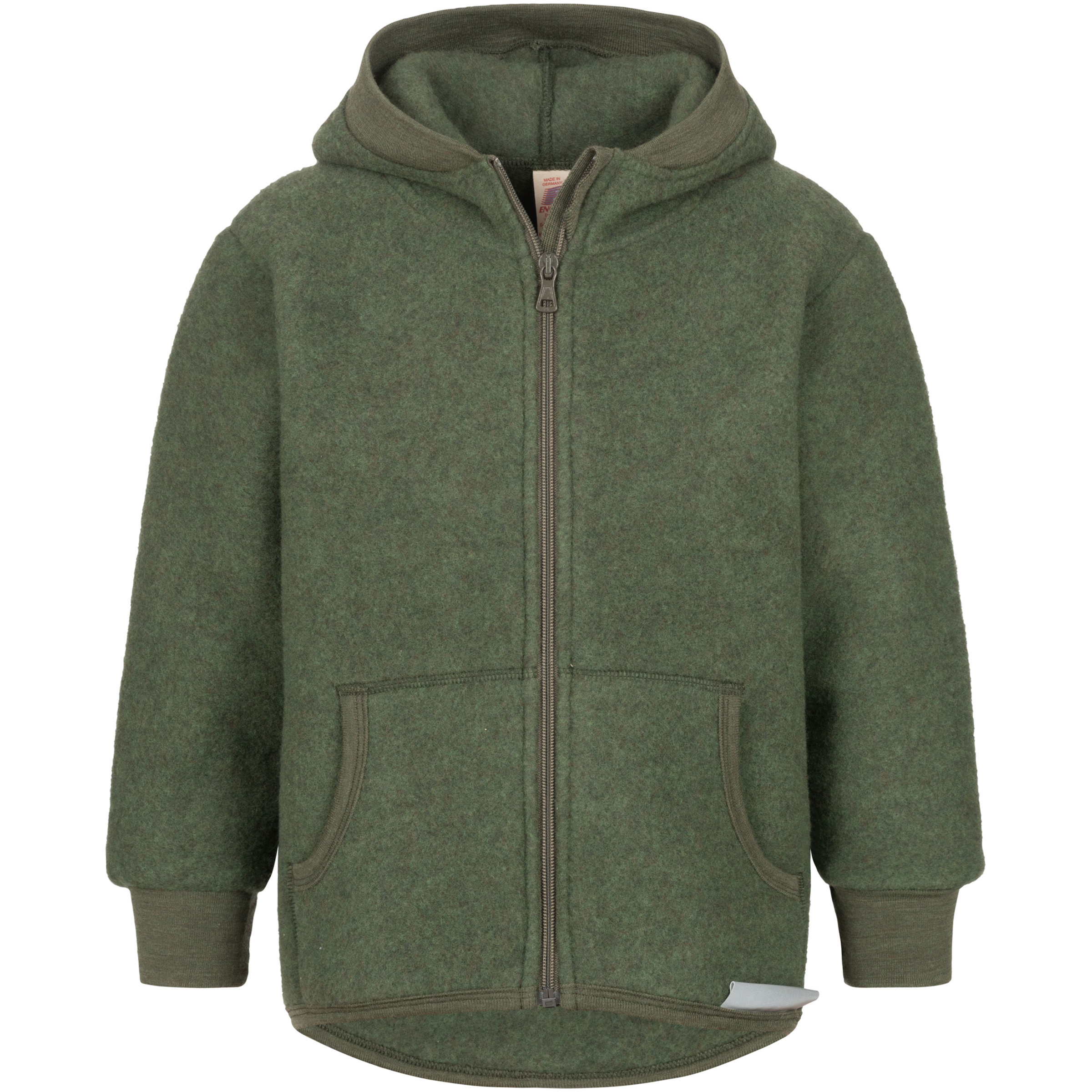 Engel Kinder Woll Fleece Kapuzen Jacke