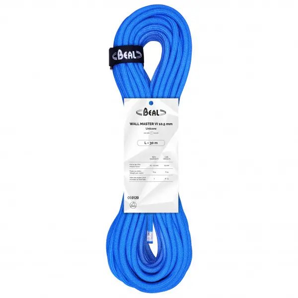 Beal - Wallmaster - Indoorseil Gr 30 m lila/weiß