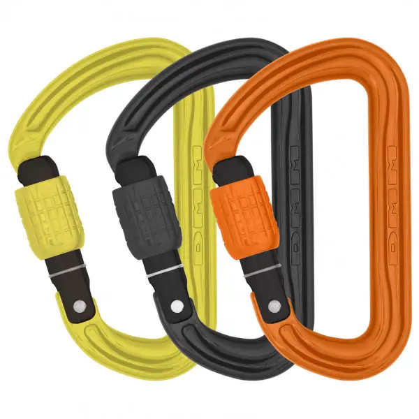 DMM - Shadow - Verschlusskarabiner Gr Screwgate (3-Pack) bunt