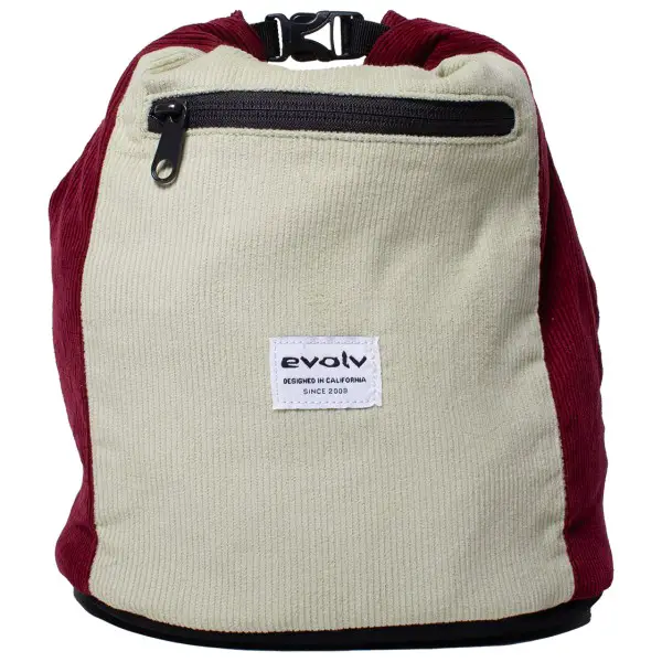 Evolv - Corduroy Chalk Bucket - Chalkbag grau