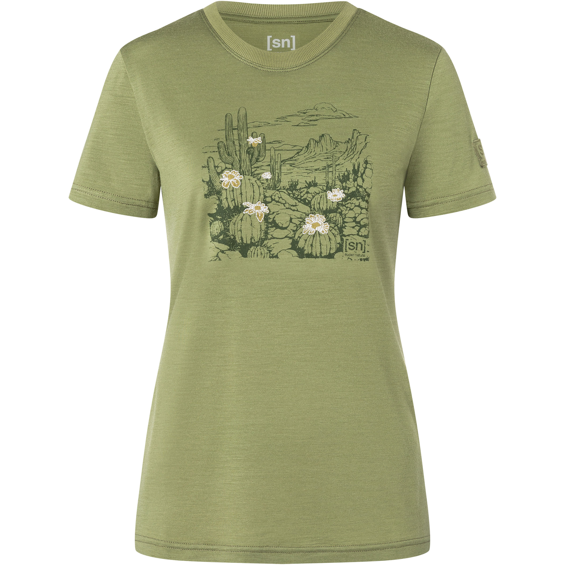 Super.Natural Damen Cactus World J T-Shirt