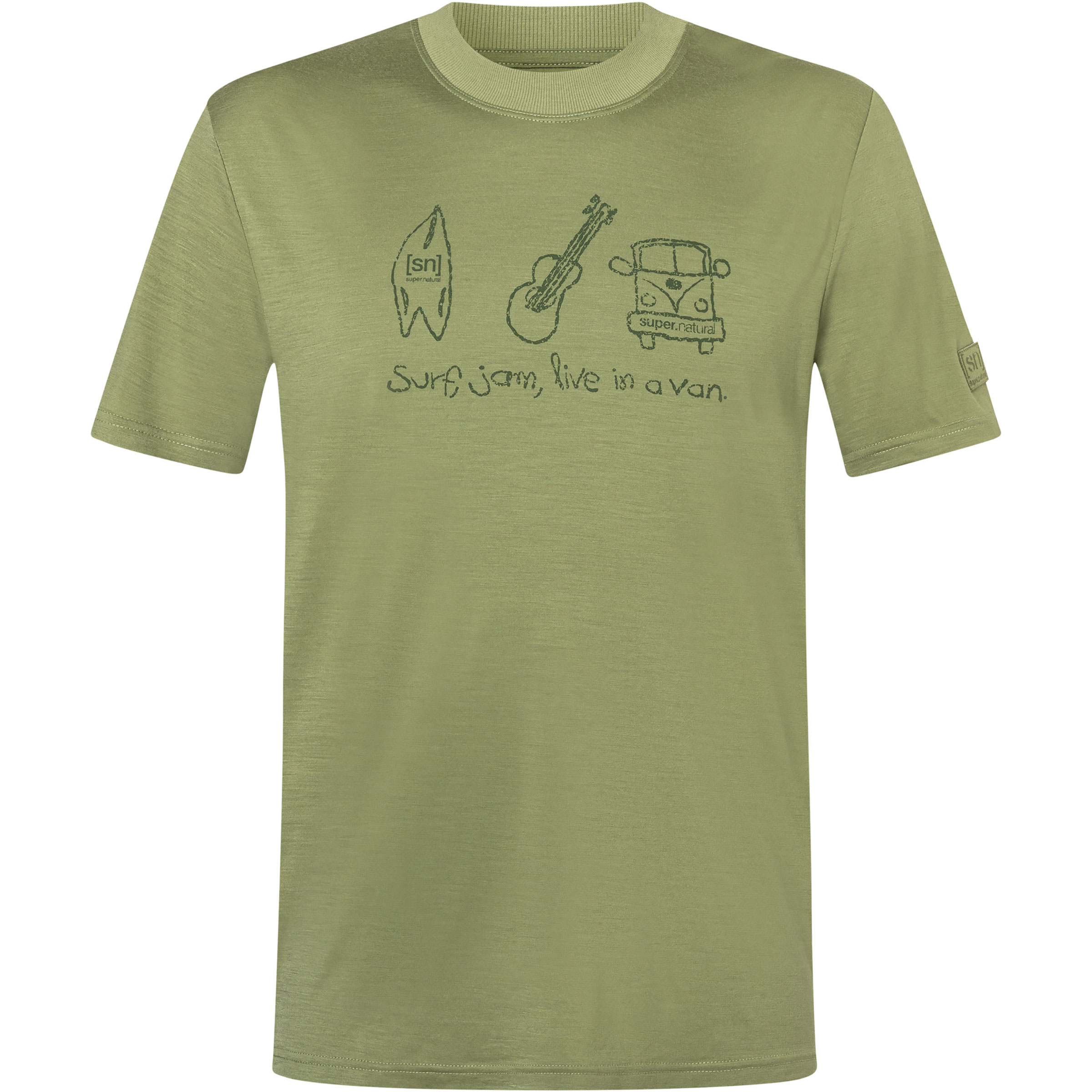 Super.Natural Herren Van Life J T-Shirt