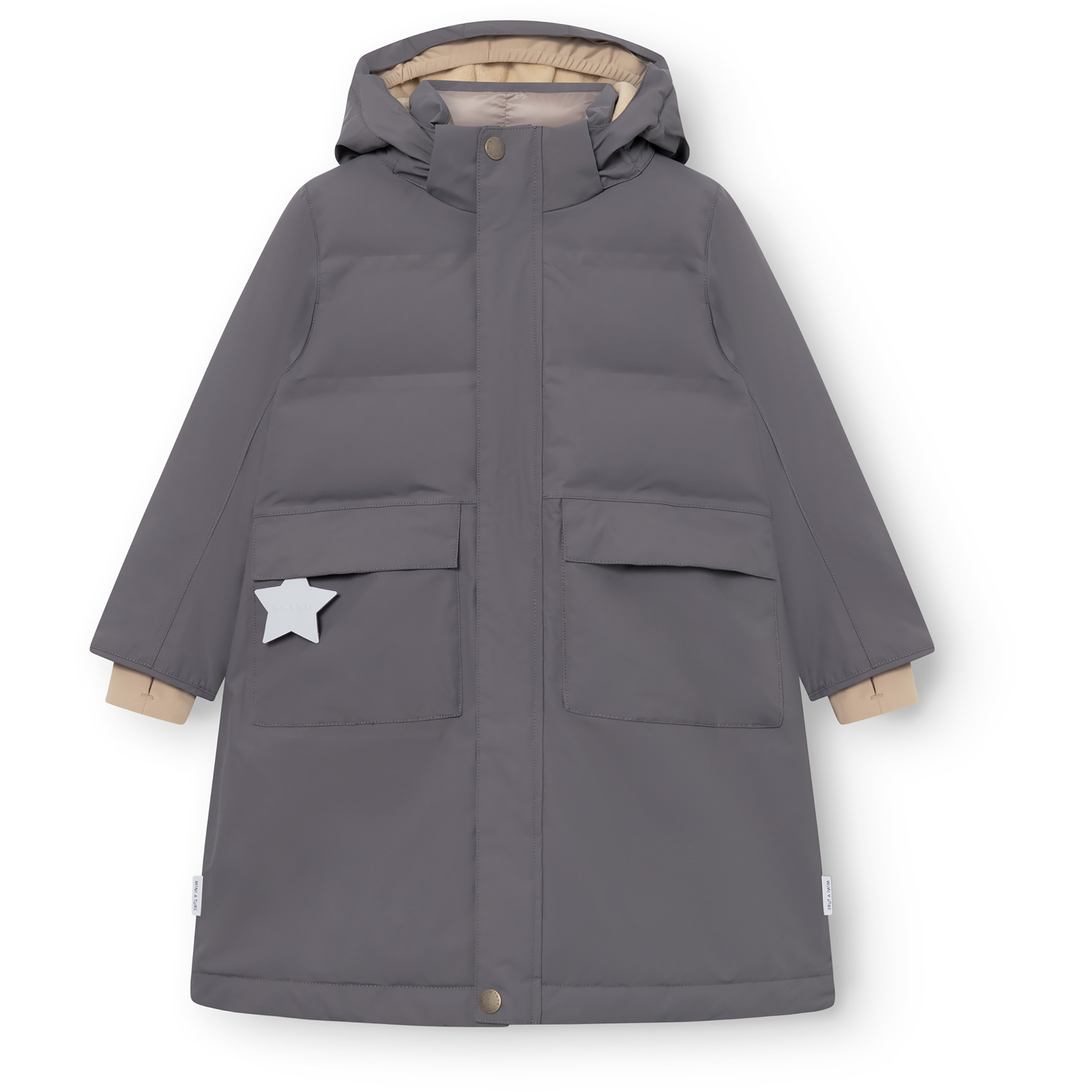 Mini A Ture Kinder Matvencasia Fleece Lined Parka
