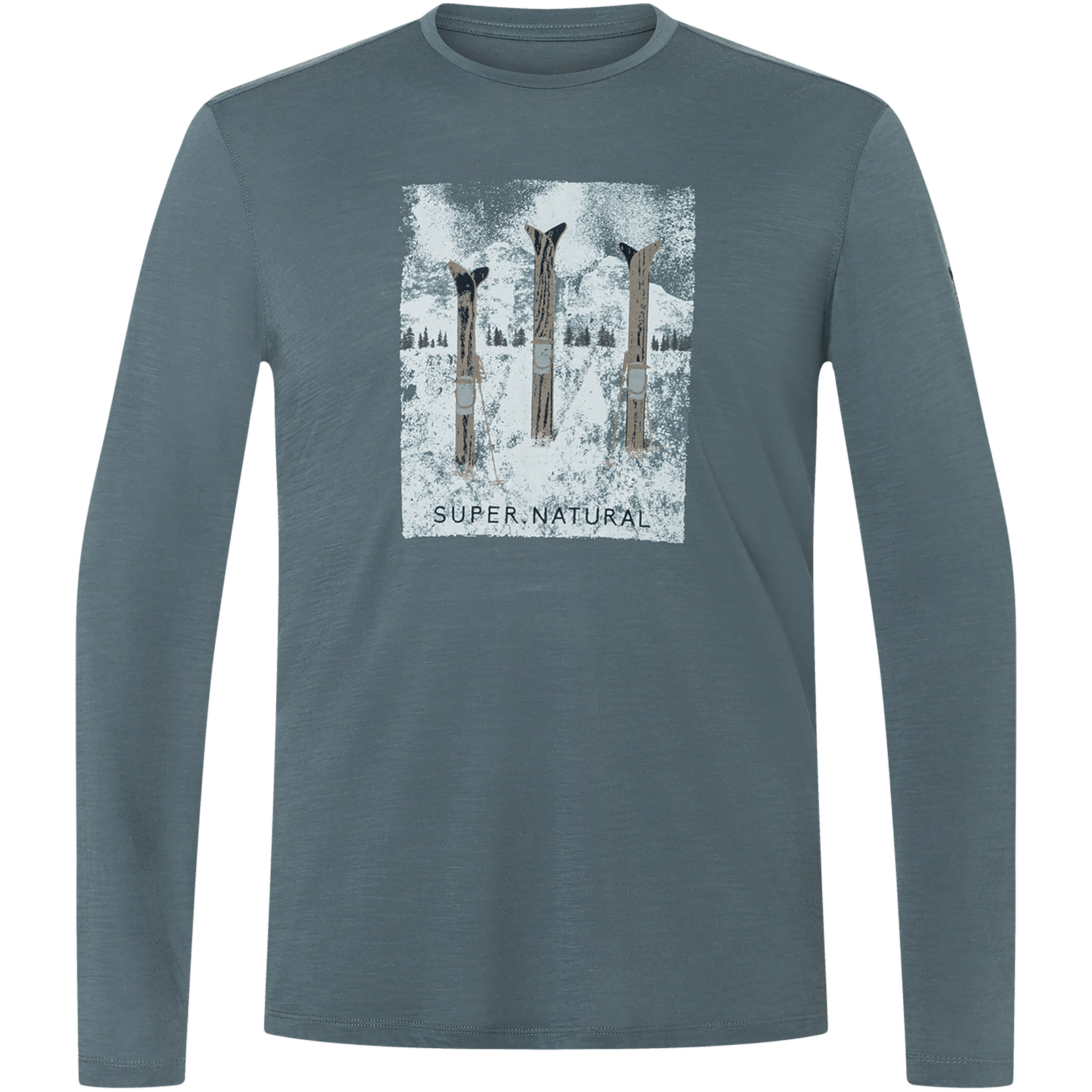 Super.Natural Herren Triple Ski Longsleeve