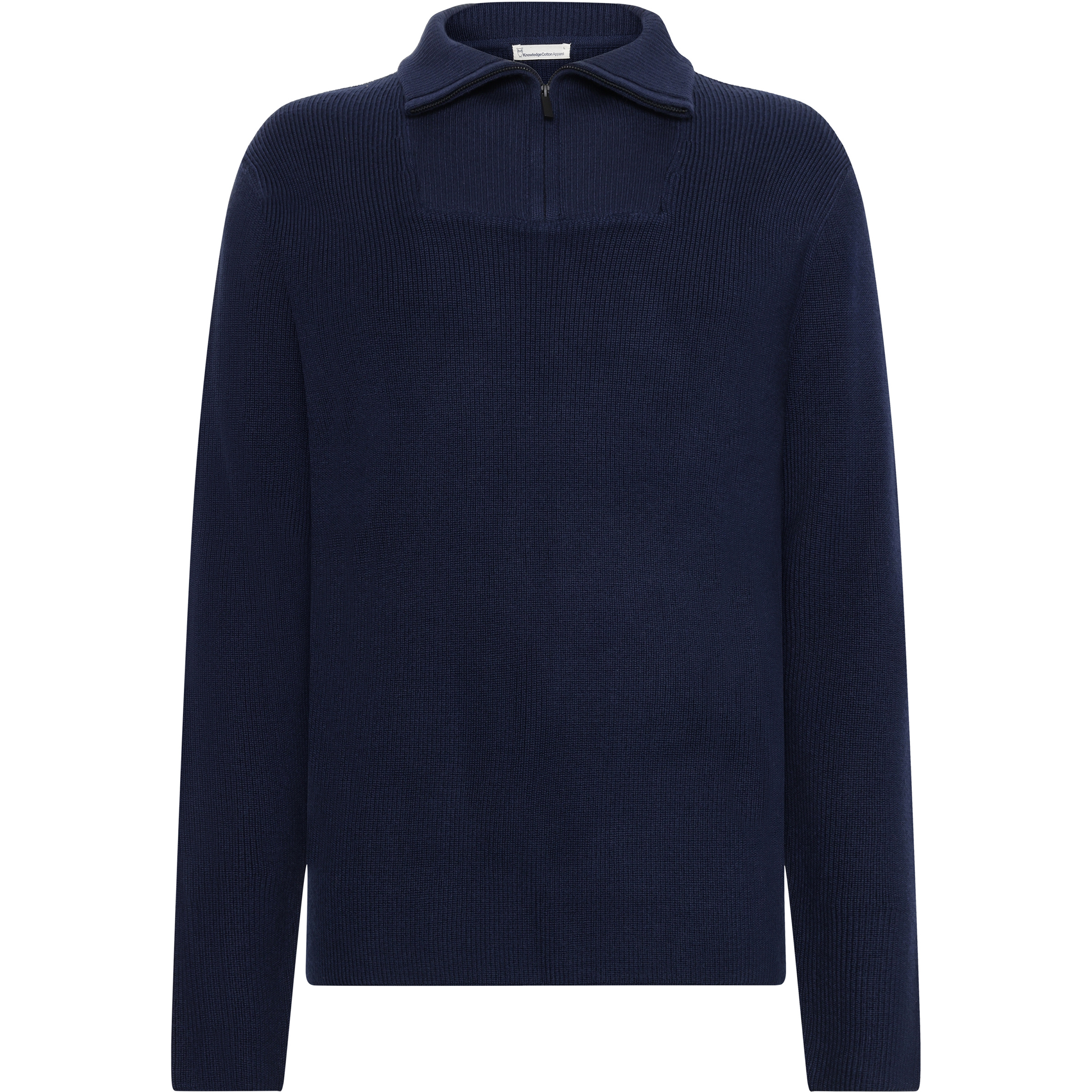 KnowledgeCotton Apparel Herren Merino Half Zip Pullover