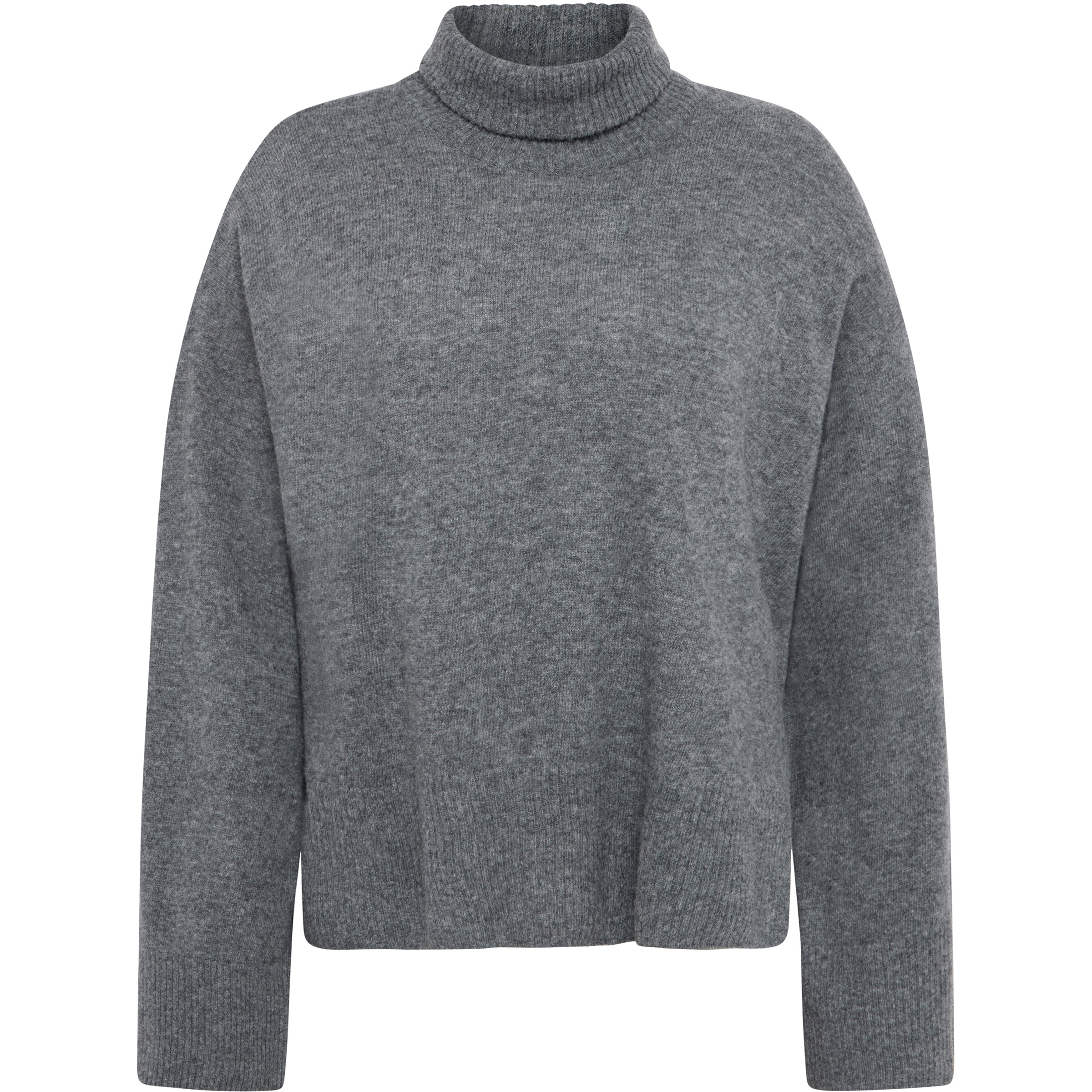 KnowledgeCotton Apparel Damen Lambswool High Neck Pullover