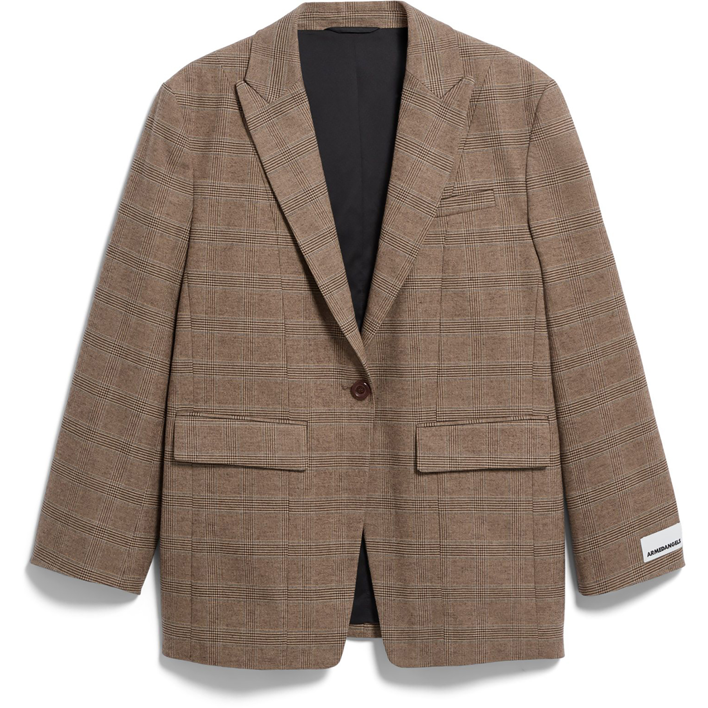 Armedangels Damen Check Oversized Blazer Jacke