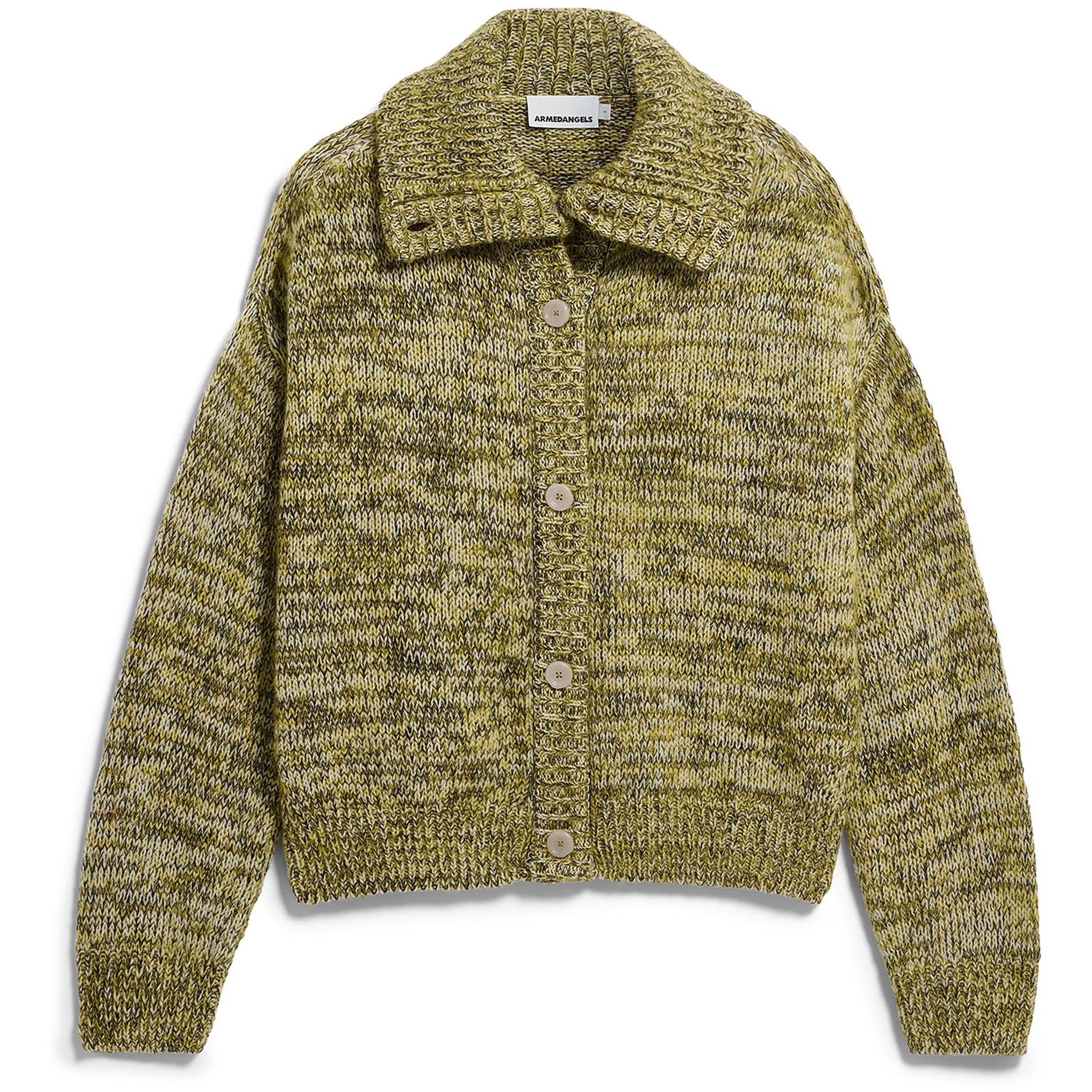 Armedangels Damen Mouliné Brushed Knit Cardigan Jacke