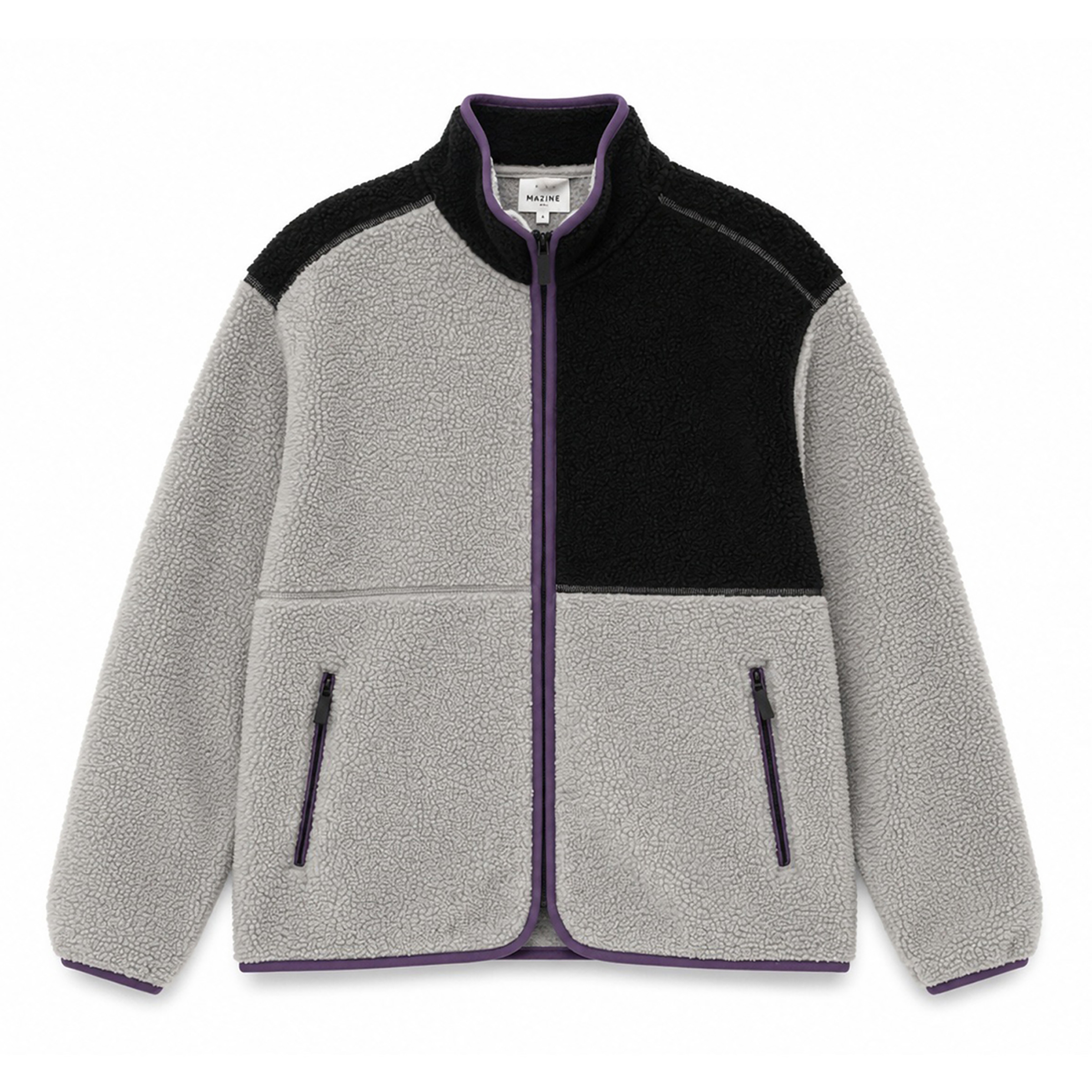Mazine Herren Color Block Sherpa Jacke
