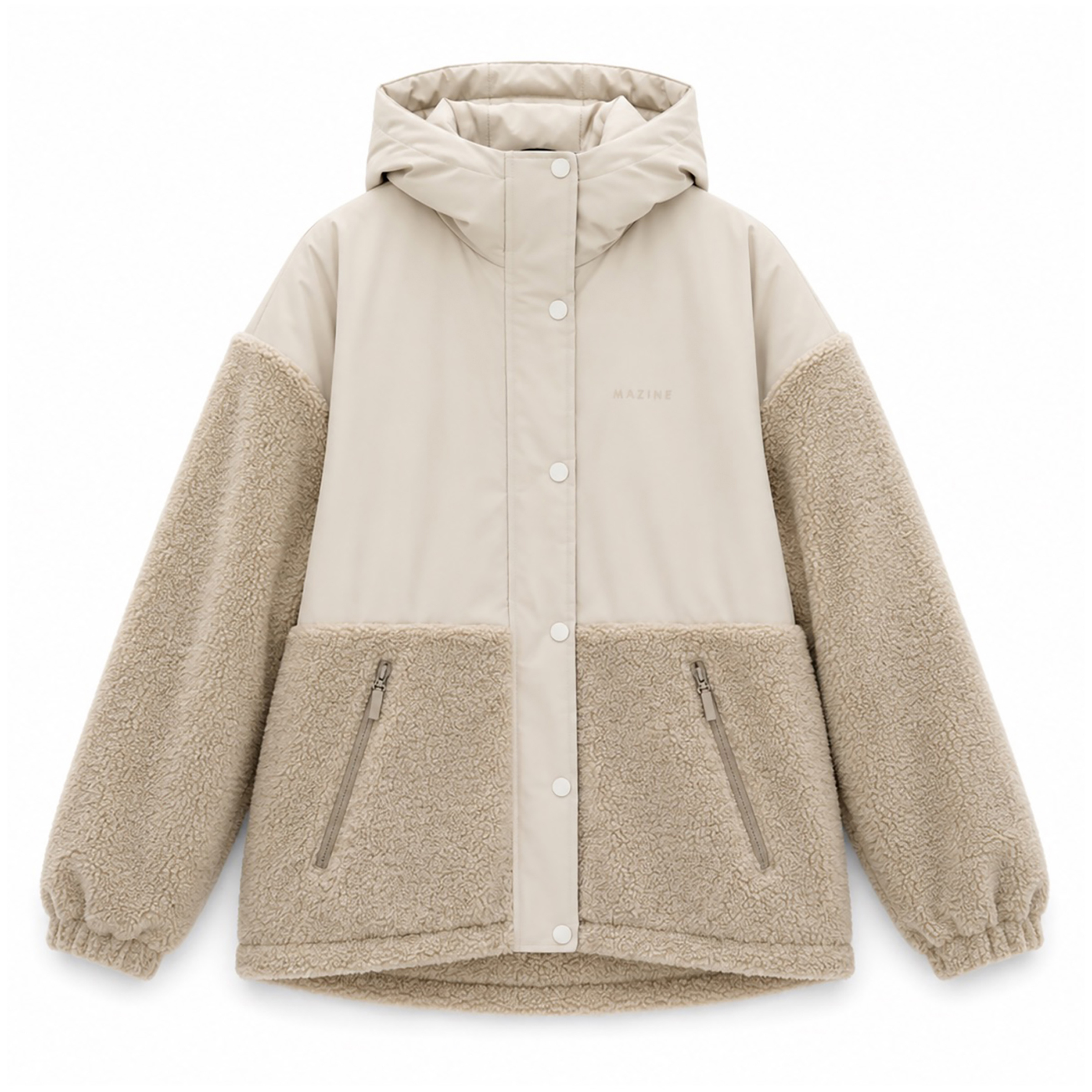 Mazine Damen Fabric Blocking Jacke