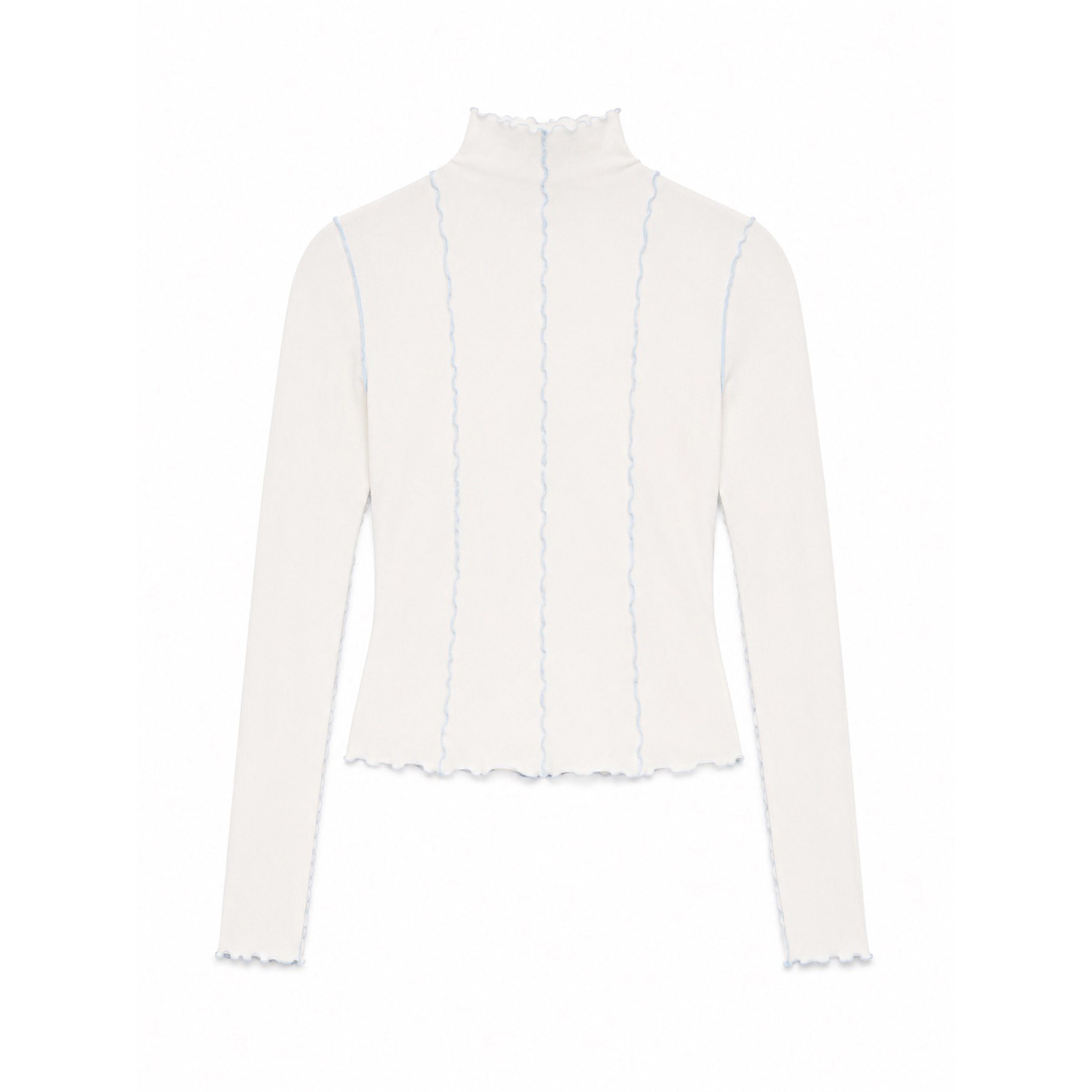 Mazine Damen Babylock Hems Turtleneck Longsleeve