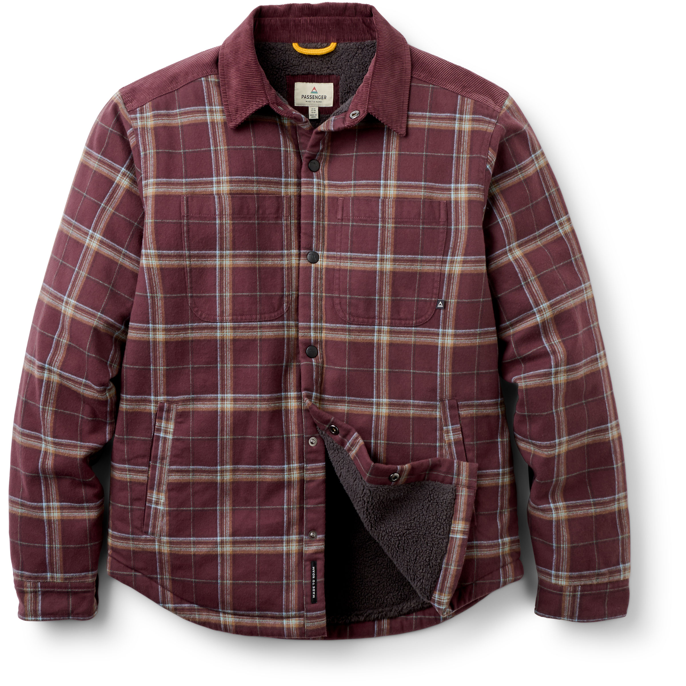Passenger Herren Kodiak Sherpa Lined Hemd