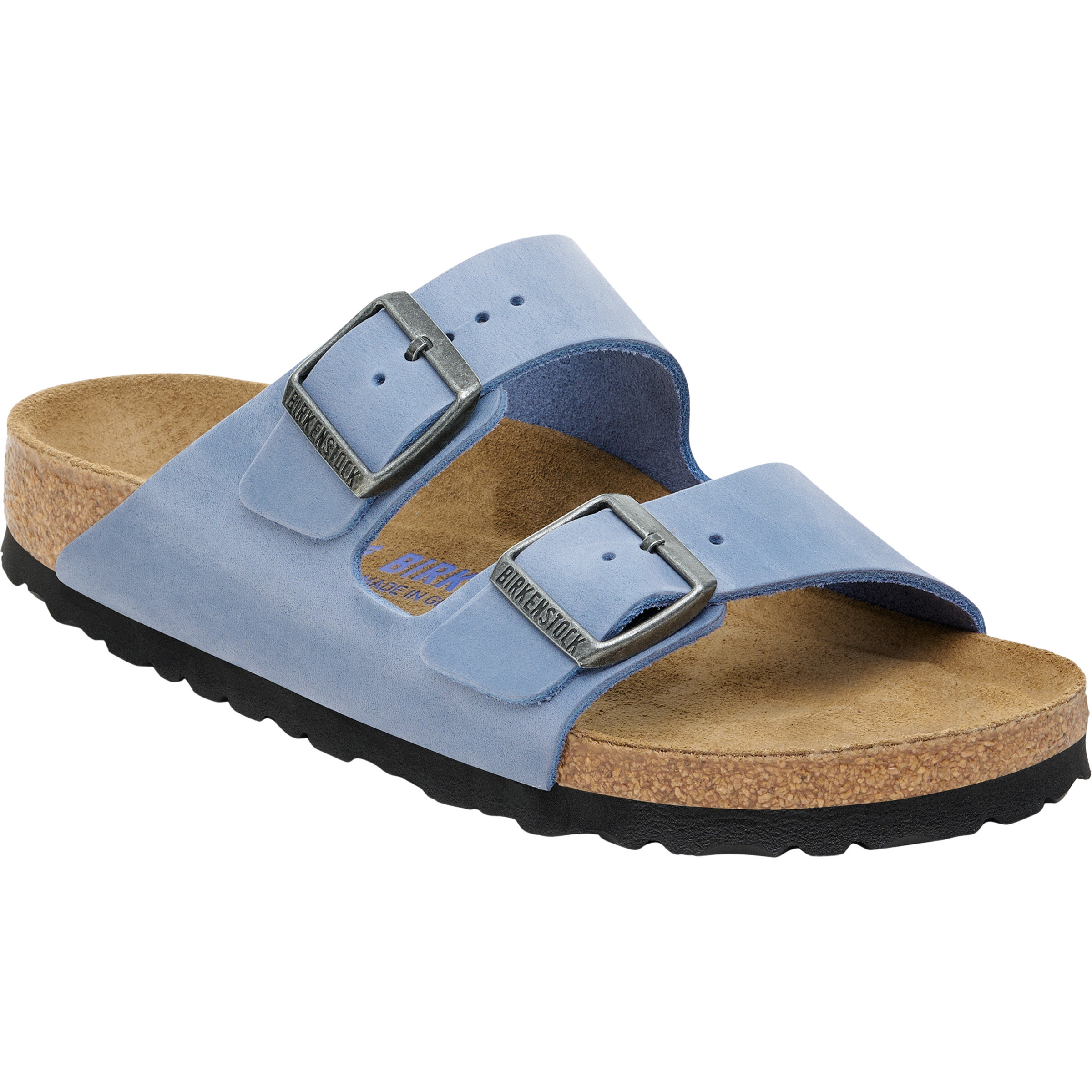 Birkenstock Damen Arizona Soft Natural Oiled Narrow Sandale