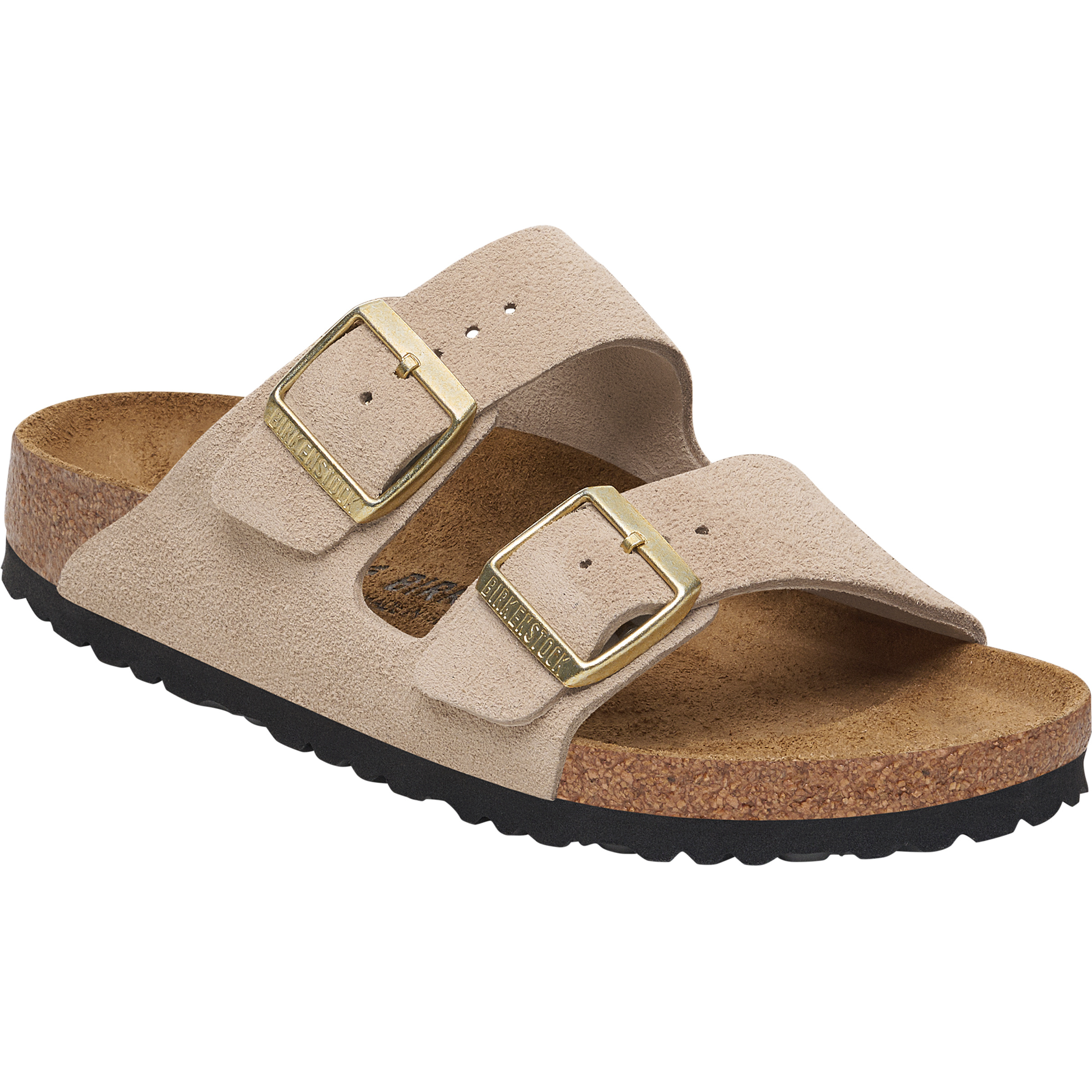 Birkenstock Damen Arizona Suede Leather Narrow Sandale