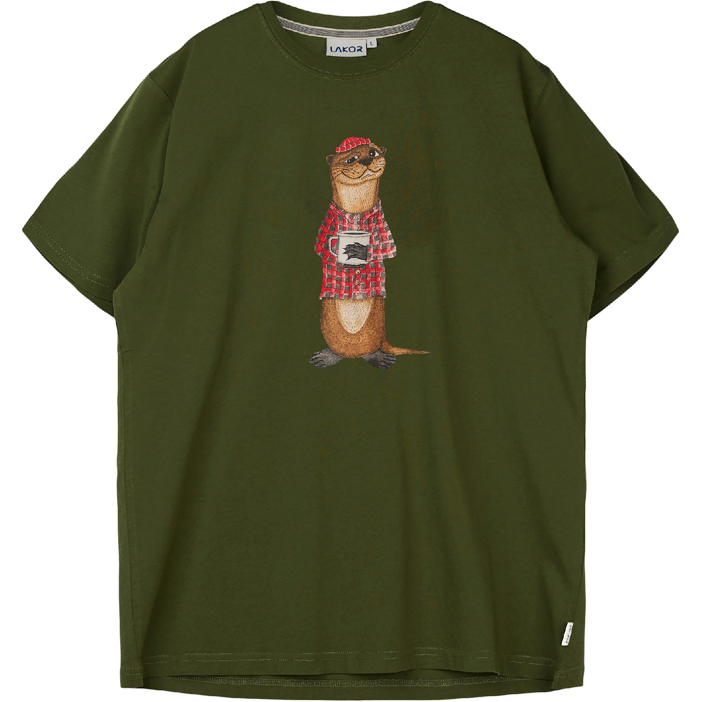 Lakor Herren An Otter Coffee T-Shirt