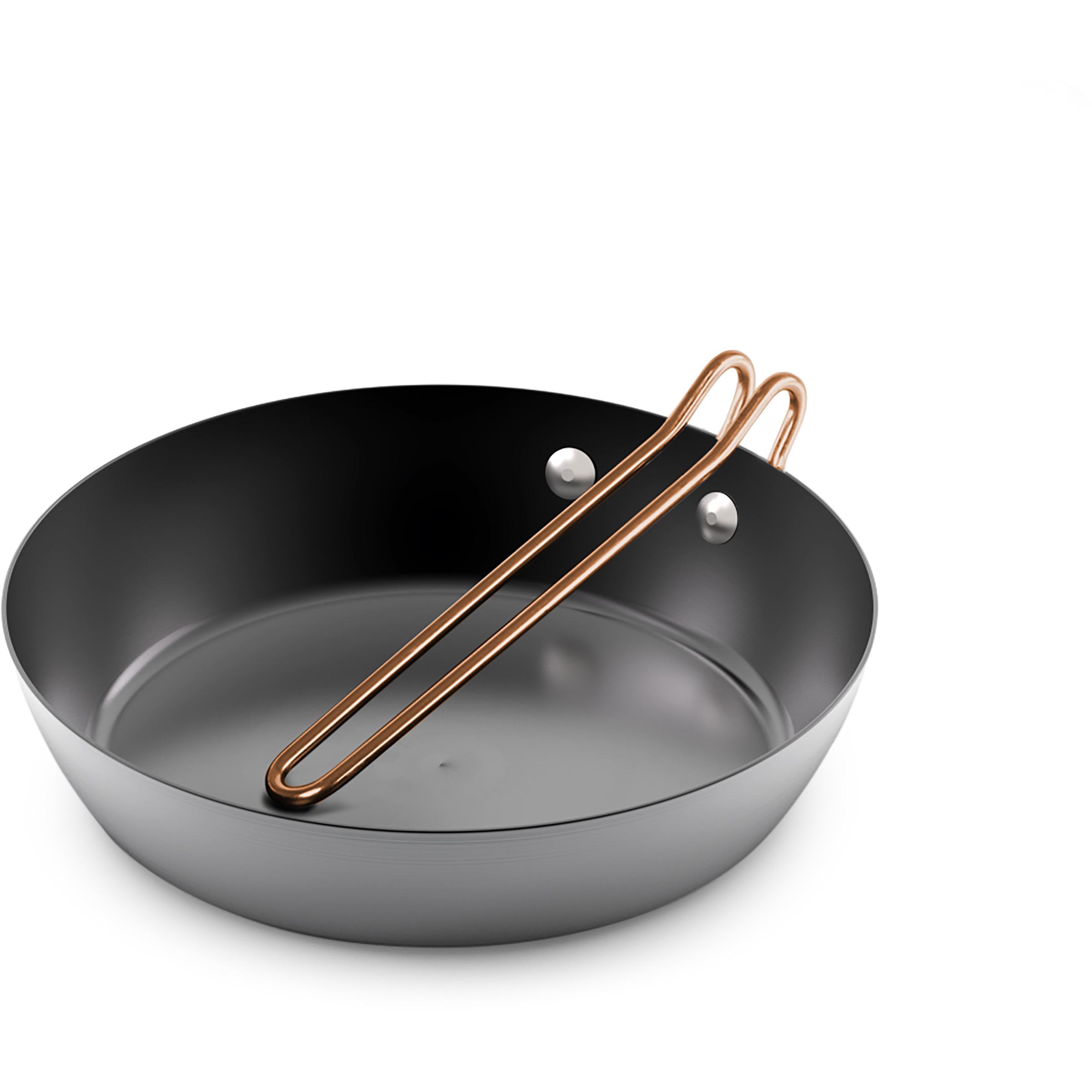 GSI Carbon Steel 10'' Fry Pfanne