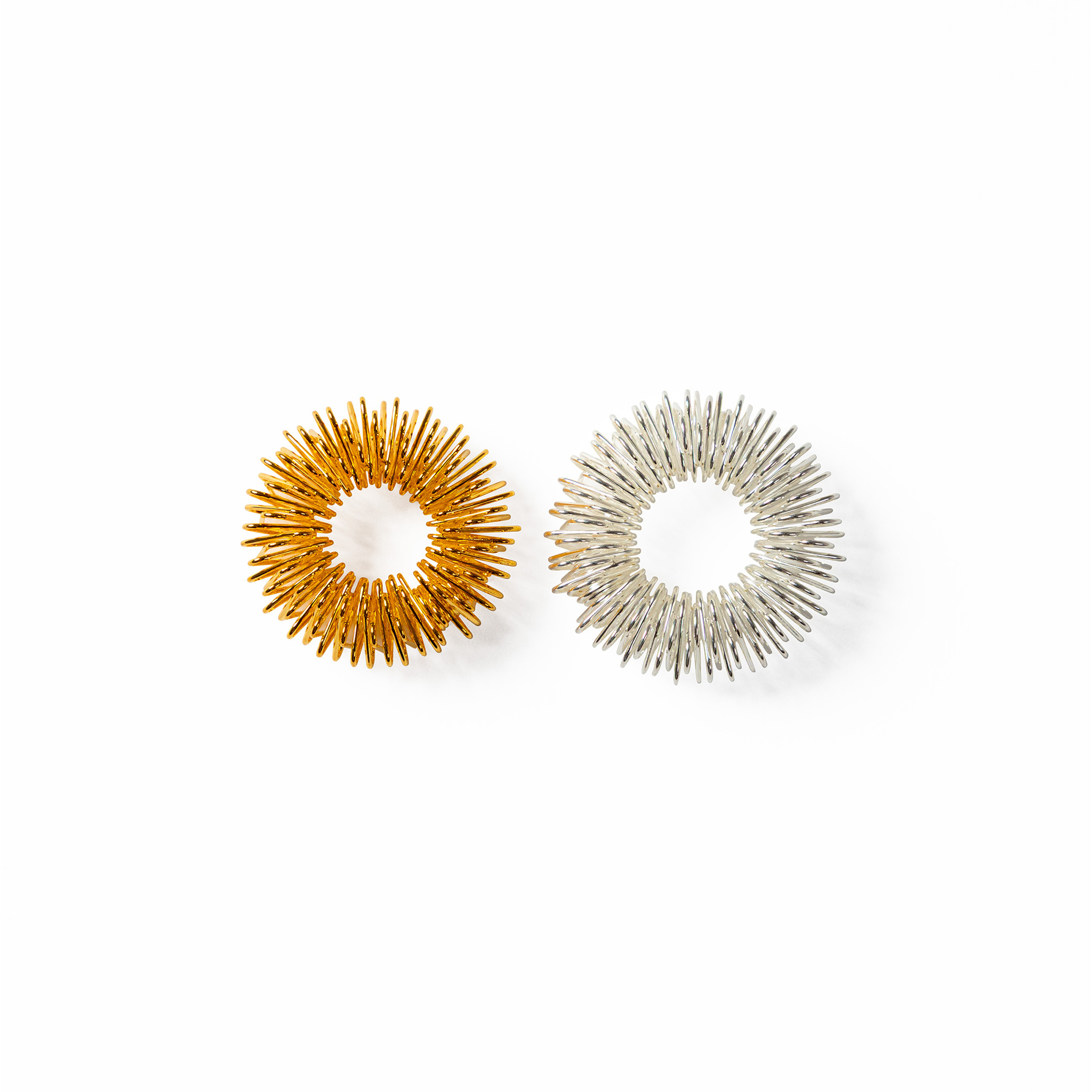 YY Vertical Acupuncture Ring 2er Set