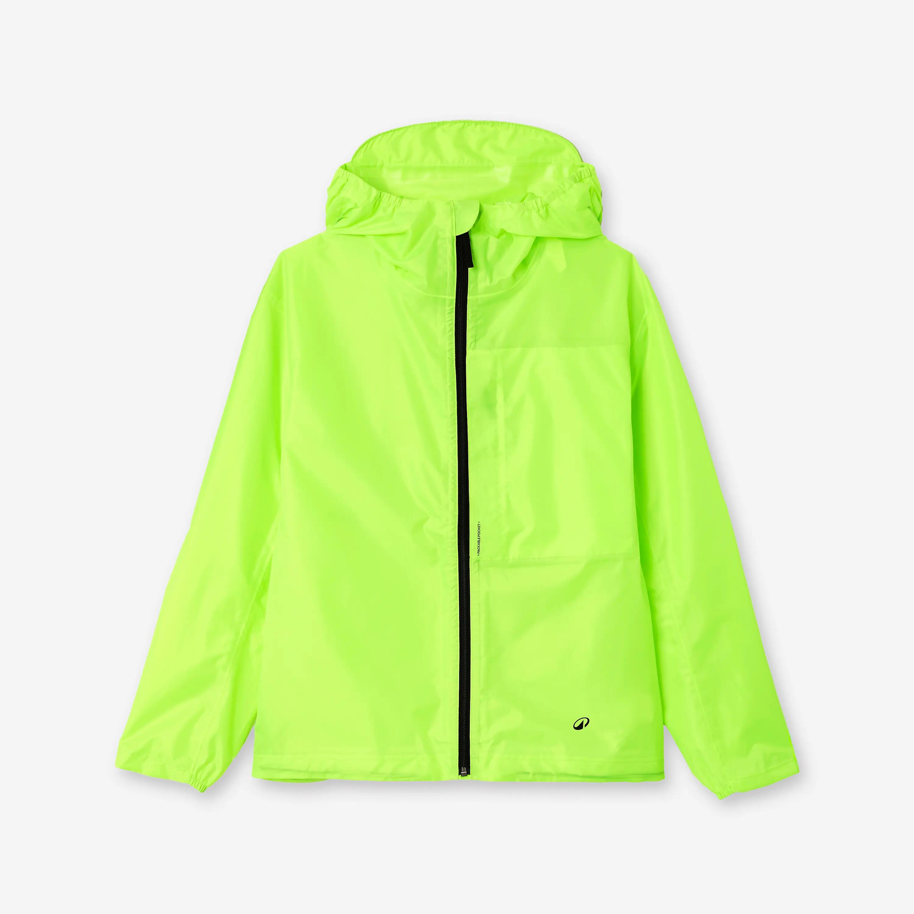 Fahrrad Regenjacke City 120 Unisex neongelb