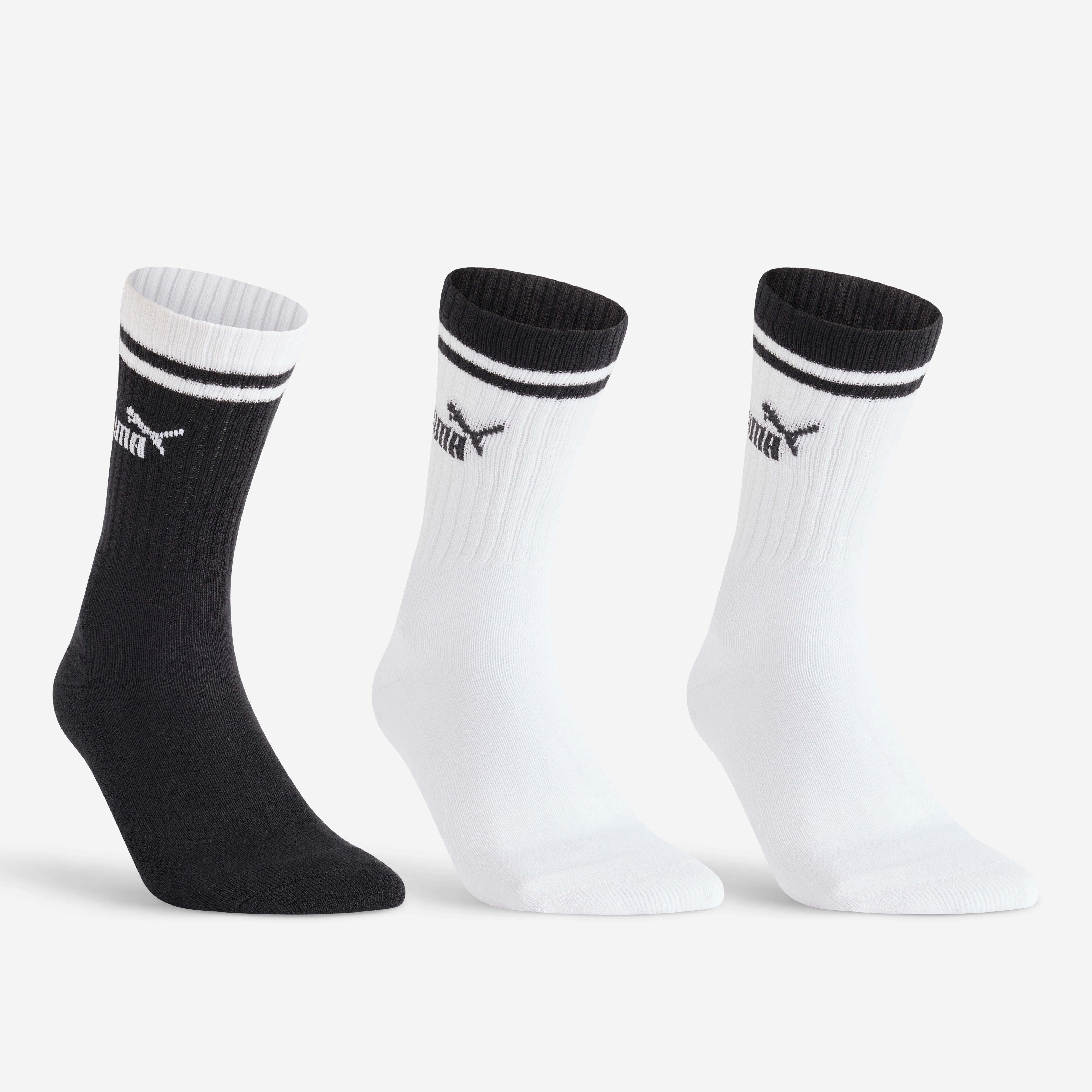 Tennissocken High 3er Pack - weiß/schwarz