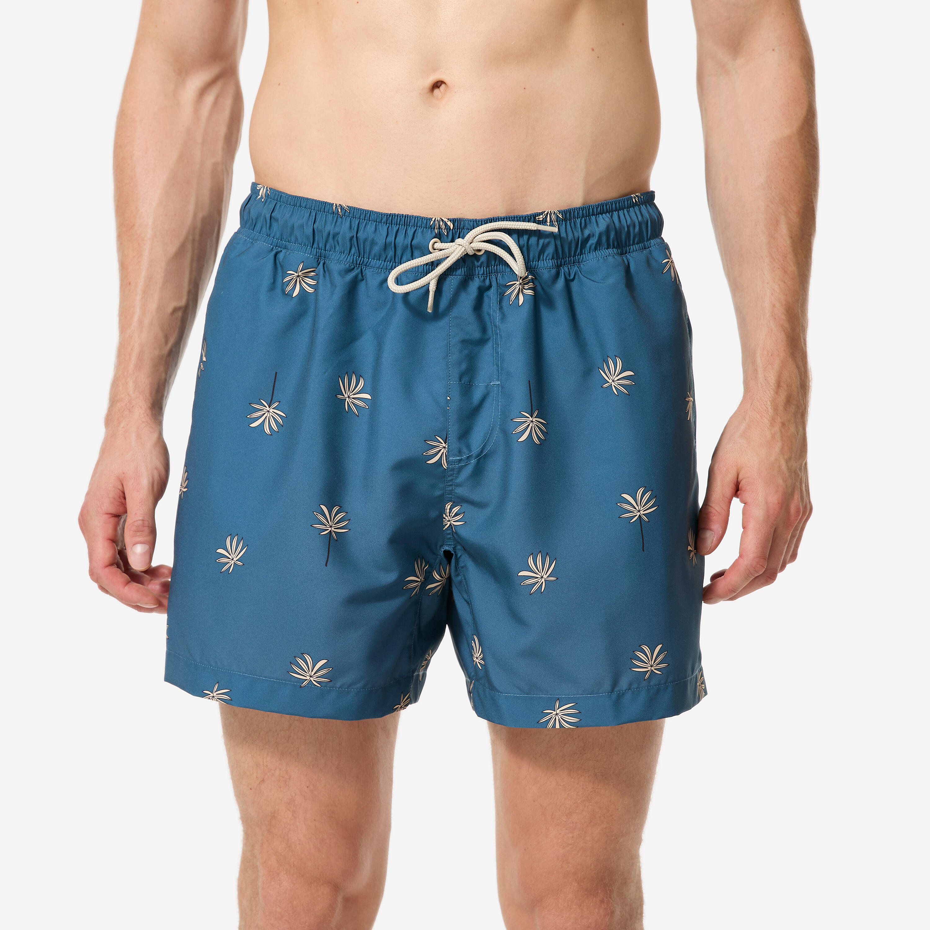 Boardshorts Herren 100 Cycas kurz 15'' blau