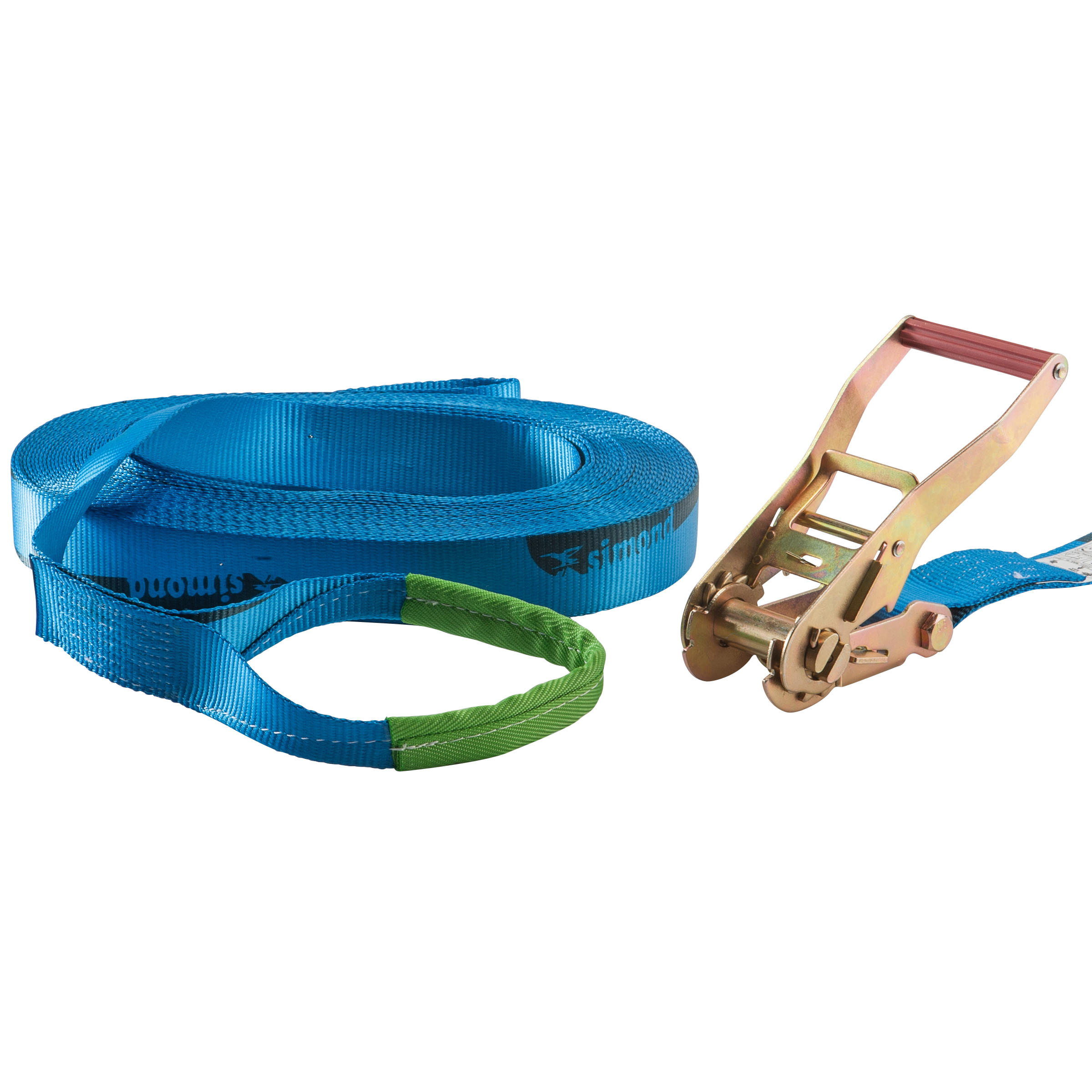 Slackline 5 cm x 25 m blau