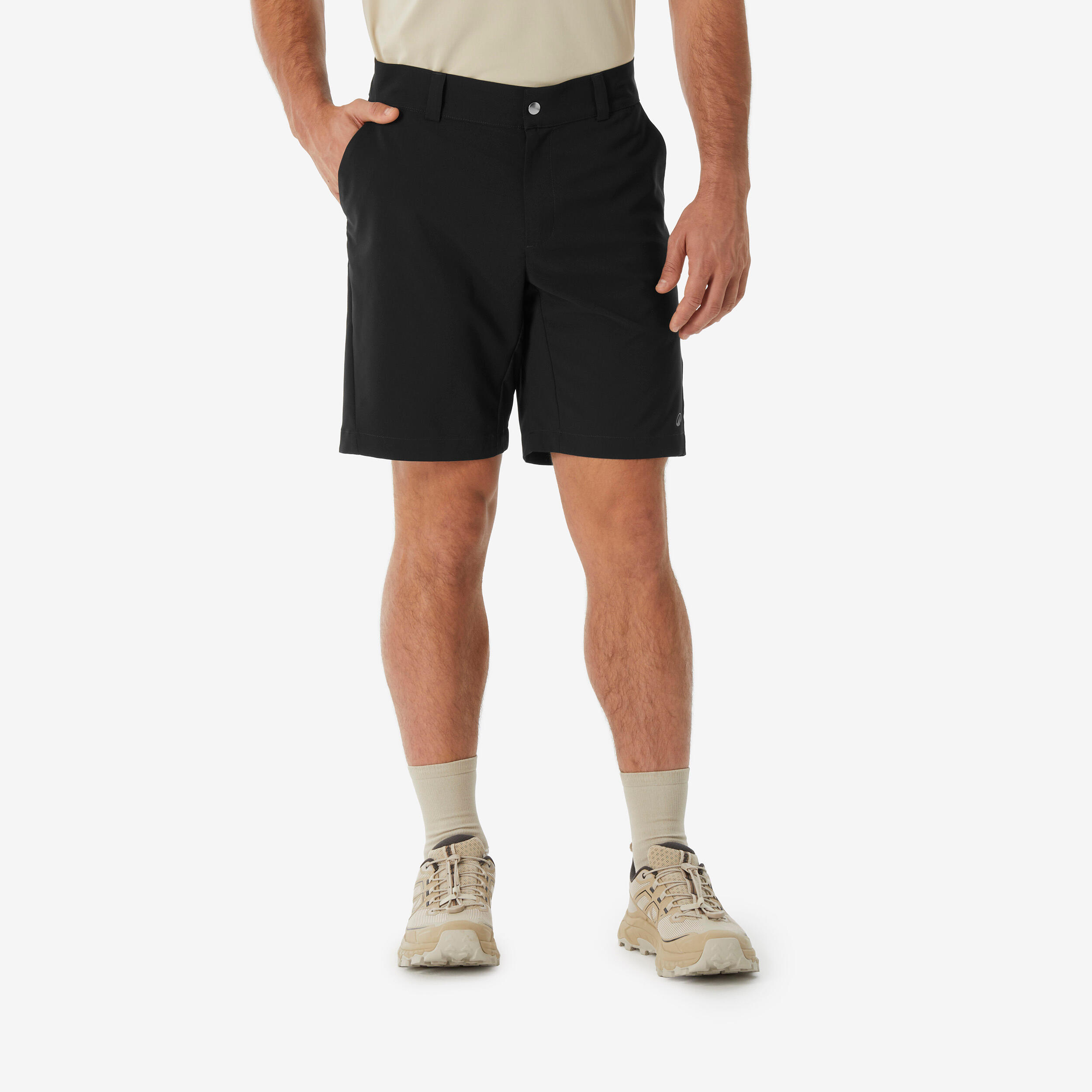 Wandershorts Herren - MH100 Essential schwarz