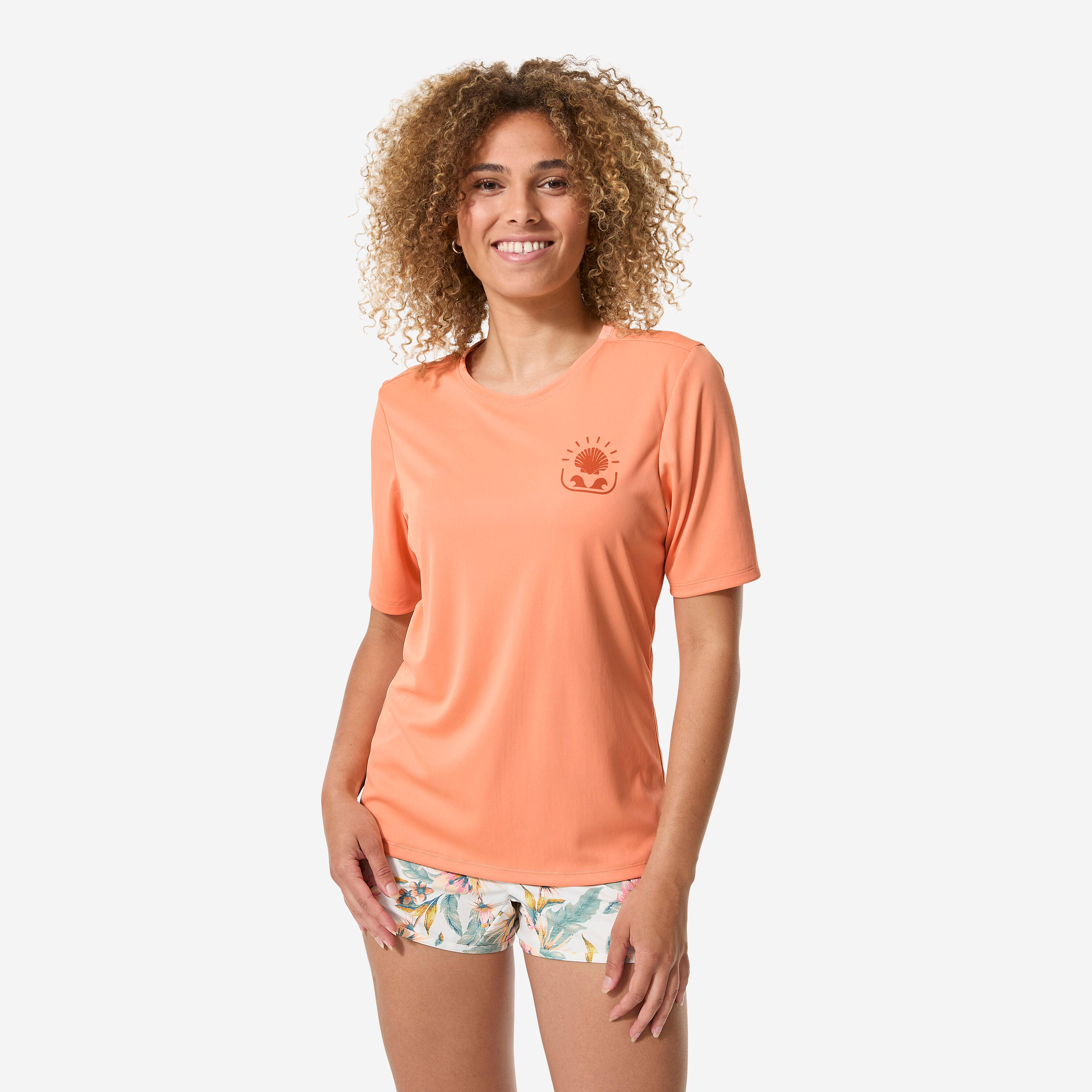 UV-Shirt Damen Malou Shellrise orange