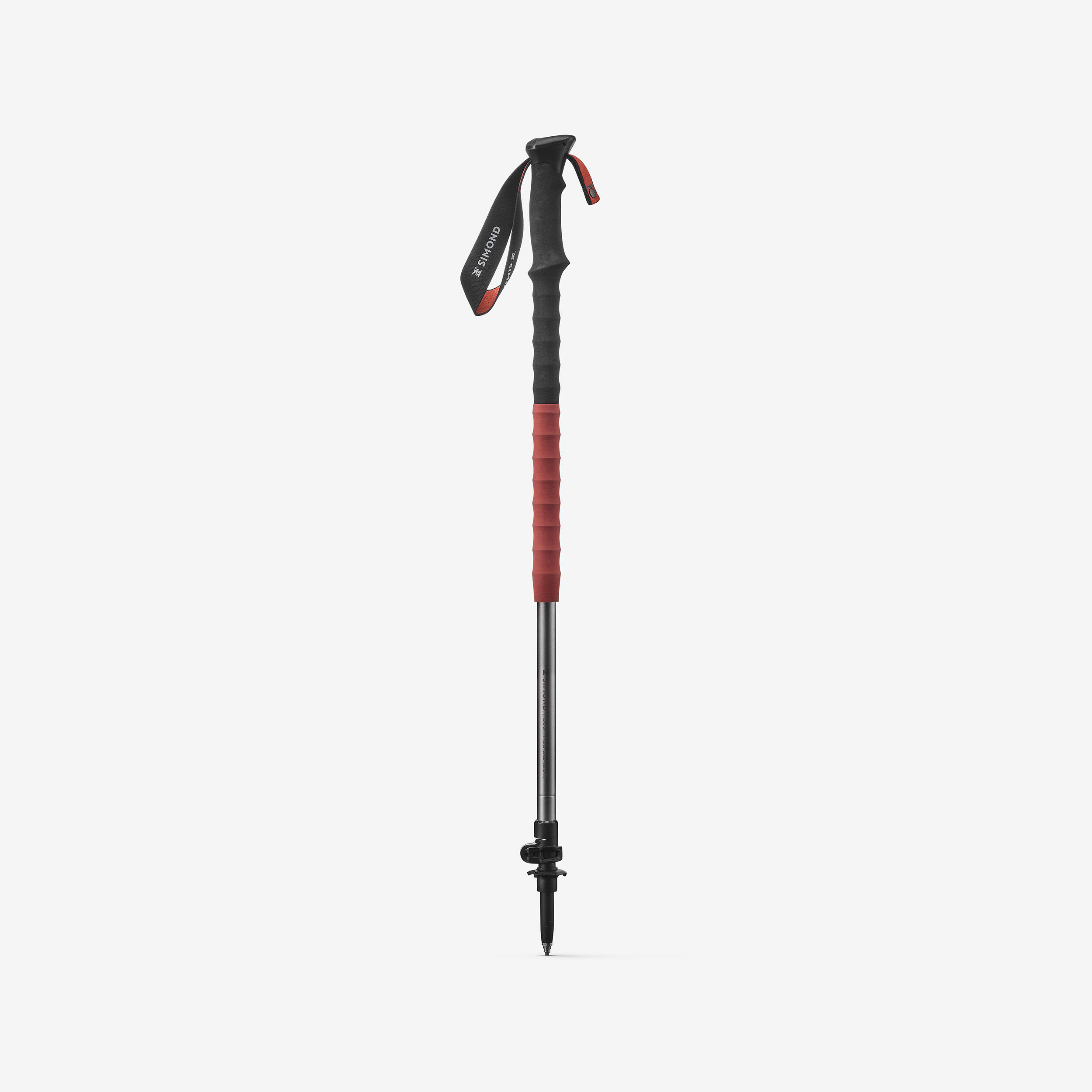 Wanderstock Ganzjahresmodell Trekking - MT500 All Season 1 Stück braun/schwarz