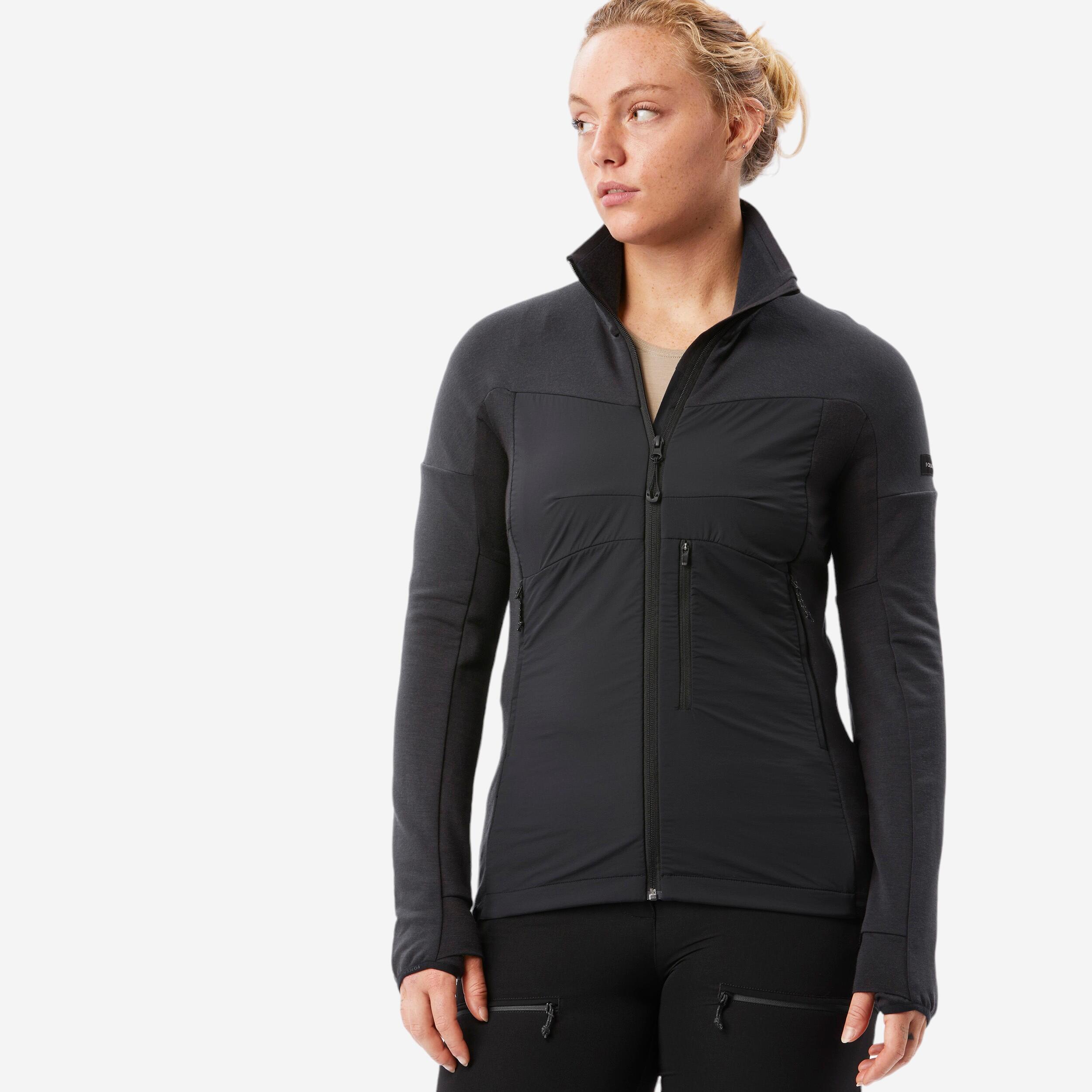 Unterjacke Damen Merinowolle Trekking - MT900