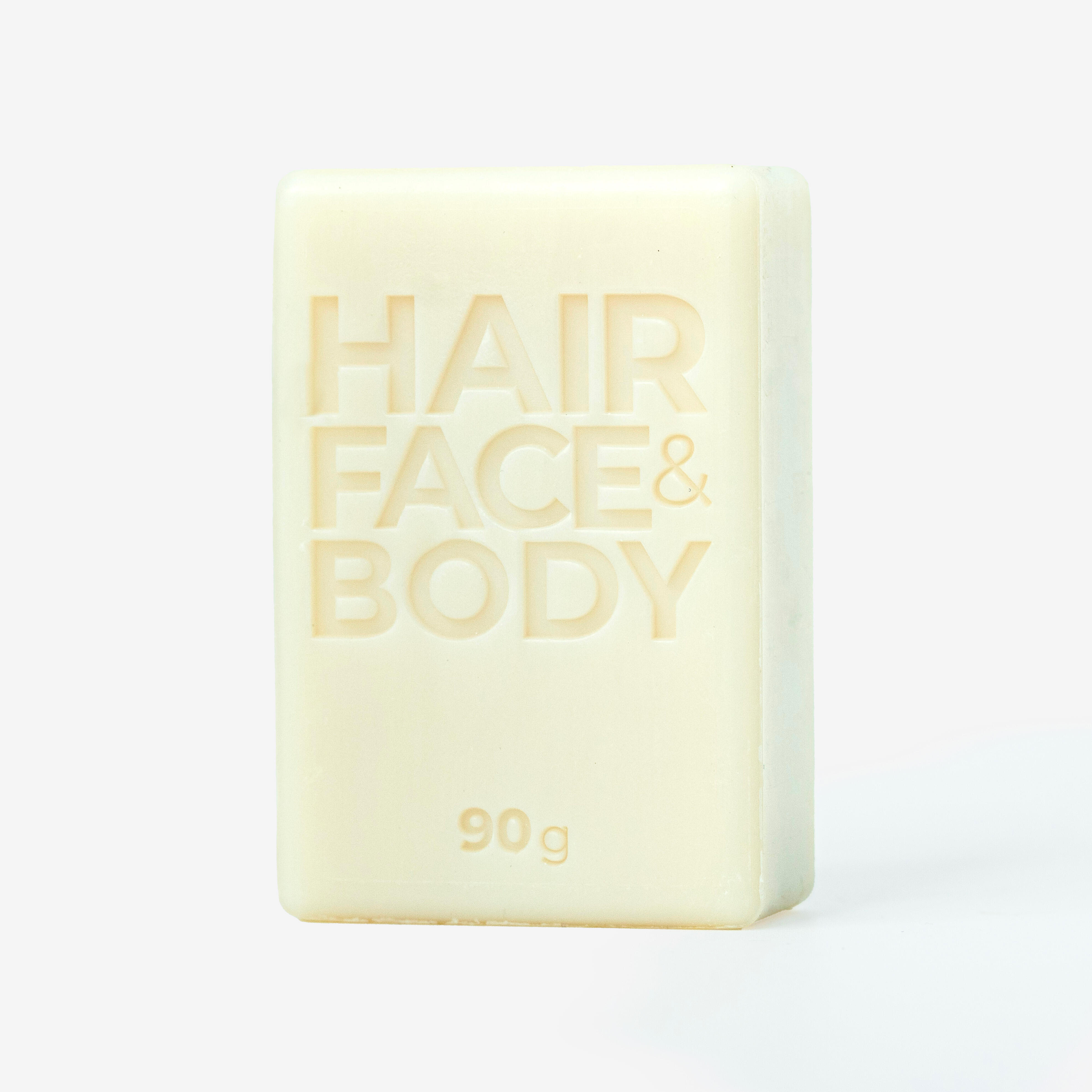 Pflegeseife fest für Gesicht, Körper und Haare 90 g