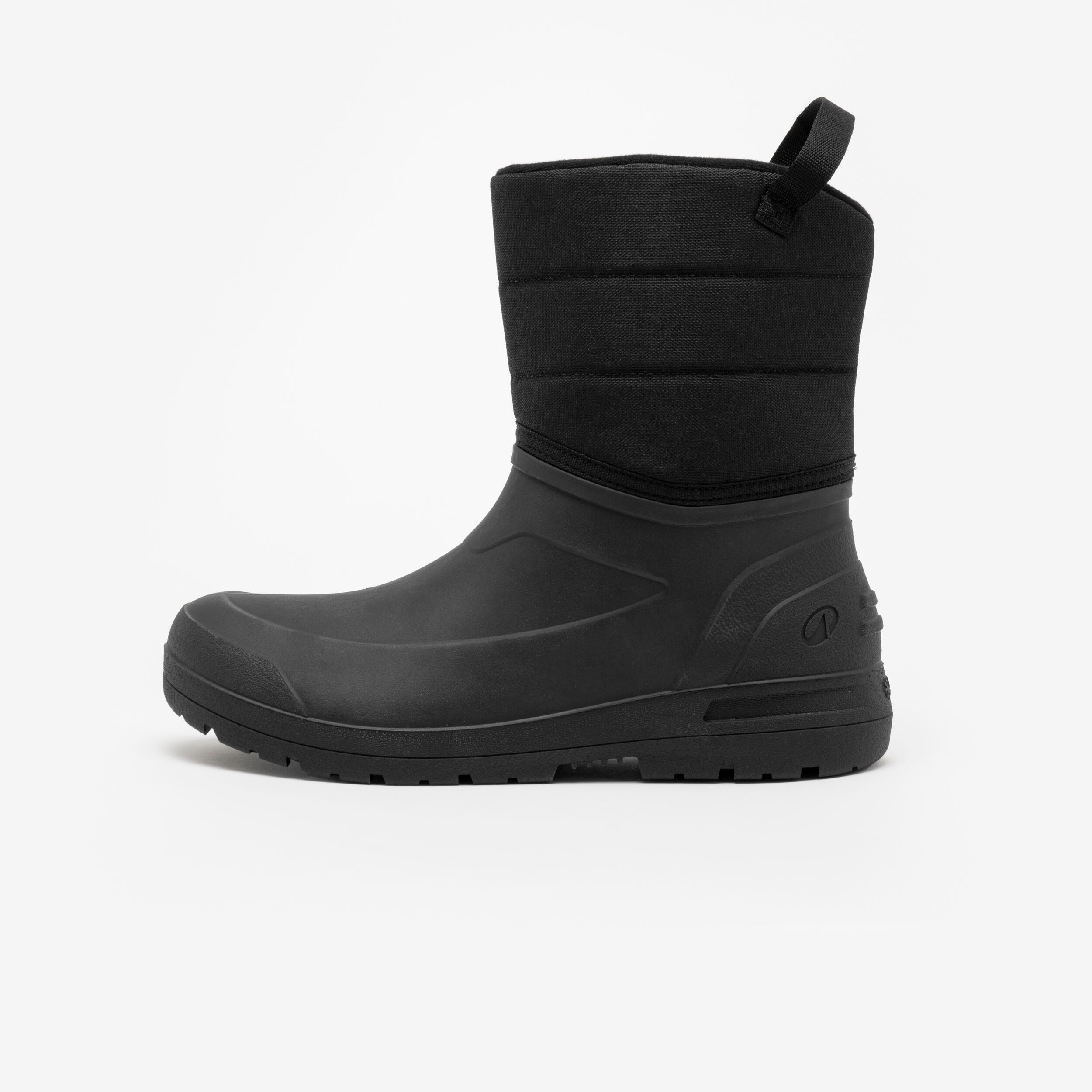 Winterstiefel Herren warm wasserdicht Winterwandern - NH100 schwarz