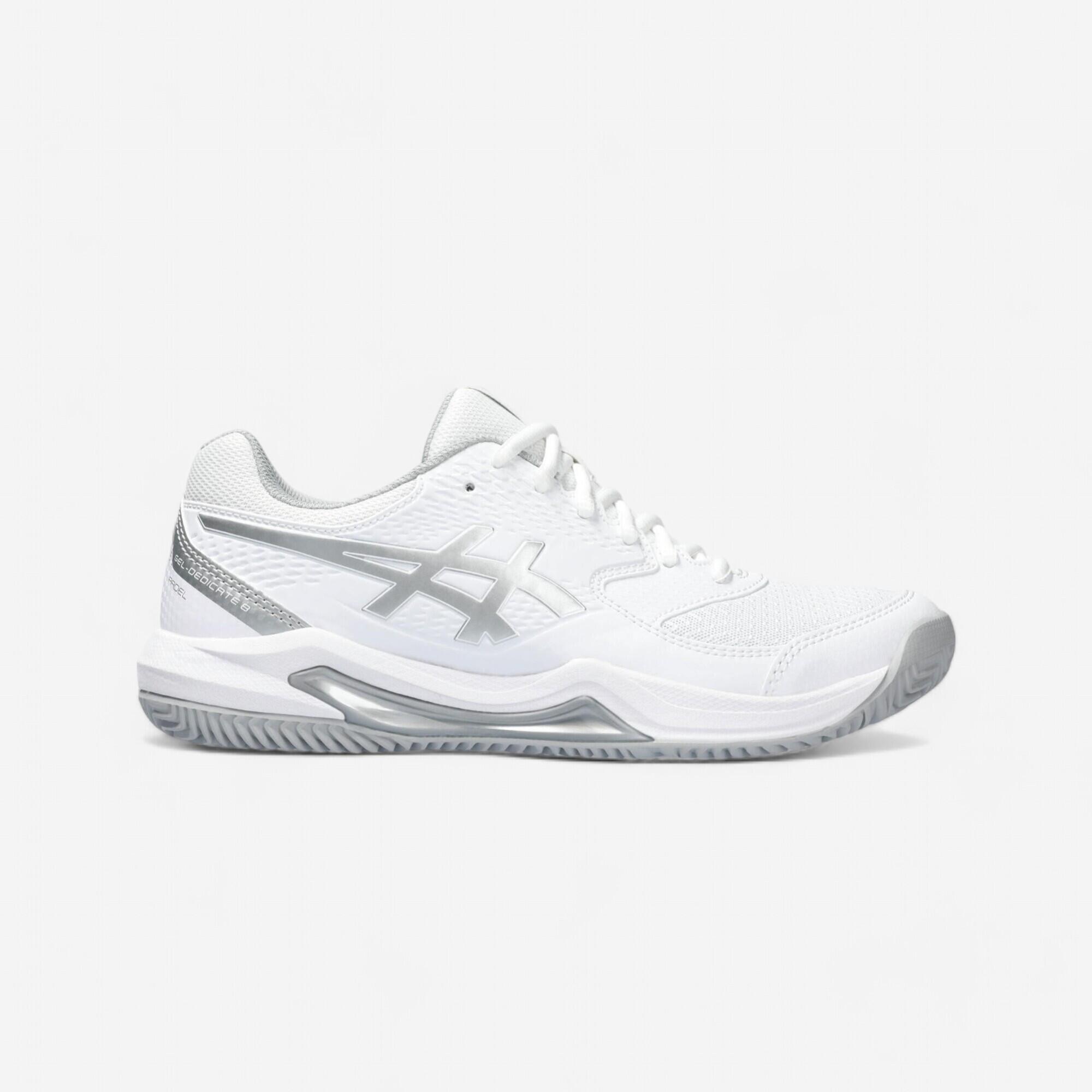 Damen Padelschuhe Asics - Gel Dedicate 8 weiss/grau