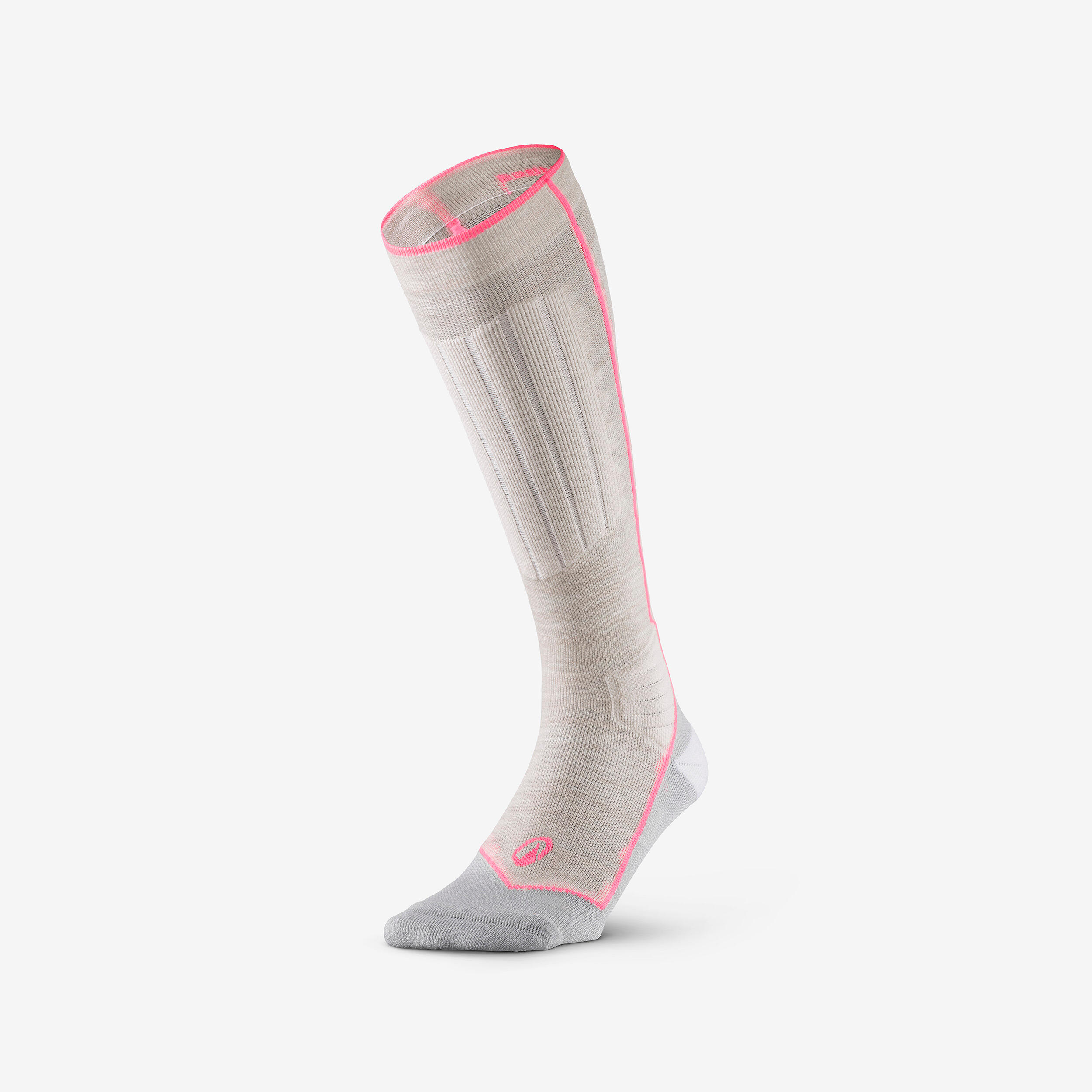Skisocken Snowboardsocken Damen/Herren warm Merinowolle - 900 Wool beige