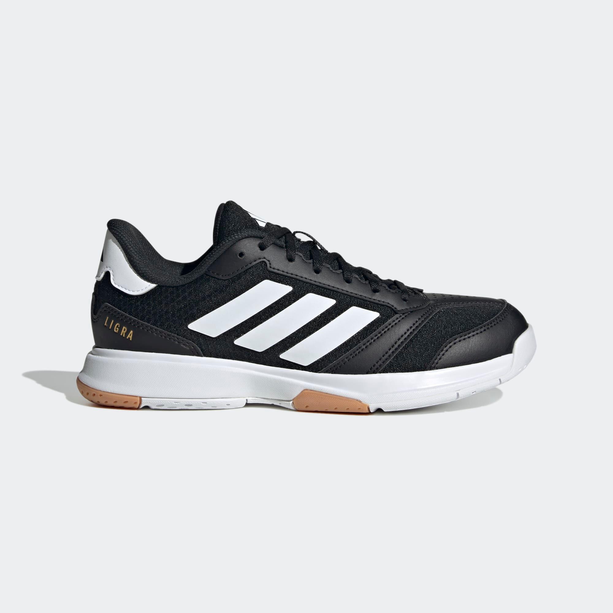 Damen/Herren Handball Hallenschuhe - adidas Ligra 8 schwarz