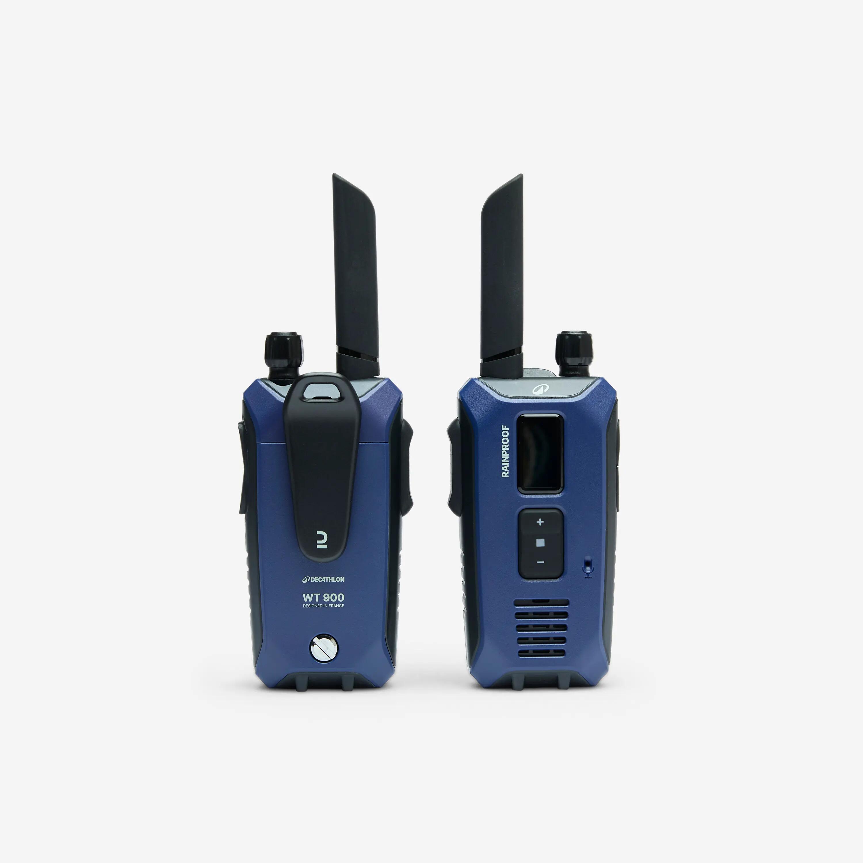 2 Walkie-Talkies USB aufladbar 10 km Reichweite WT 900
