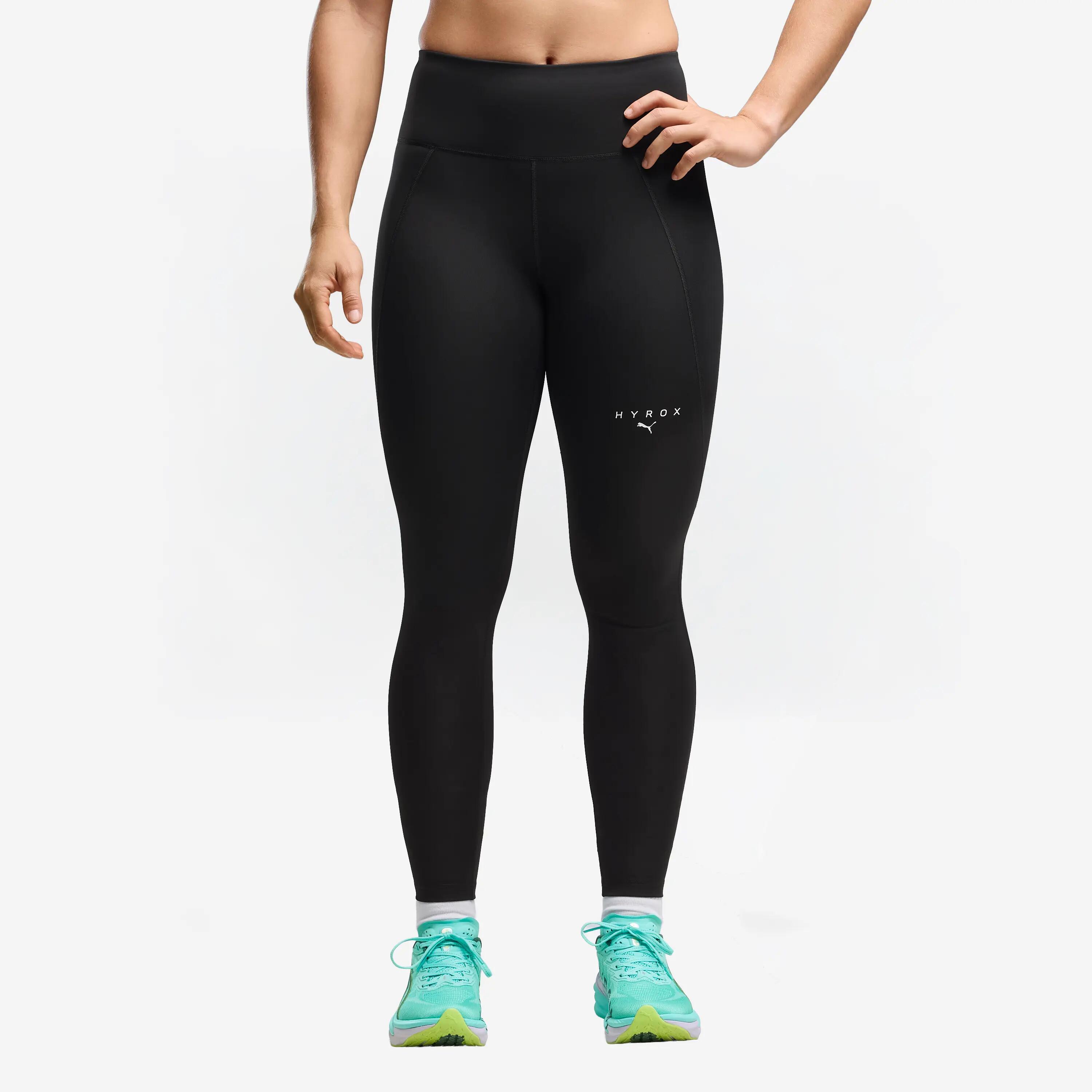 7/8 Leggings Damen Hyrox - schwarz