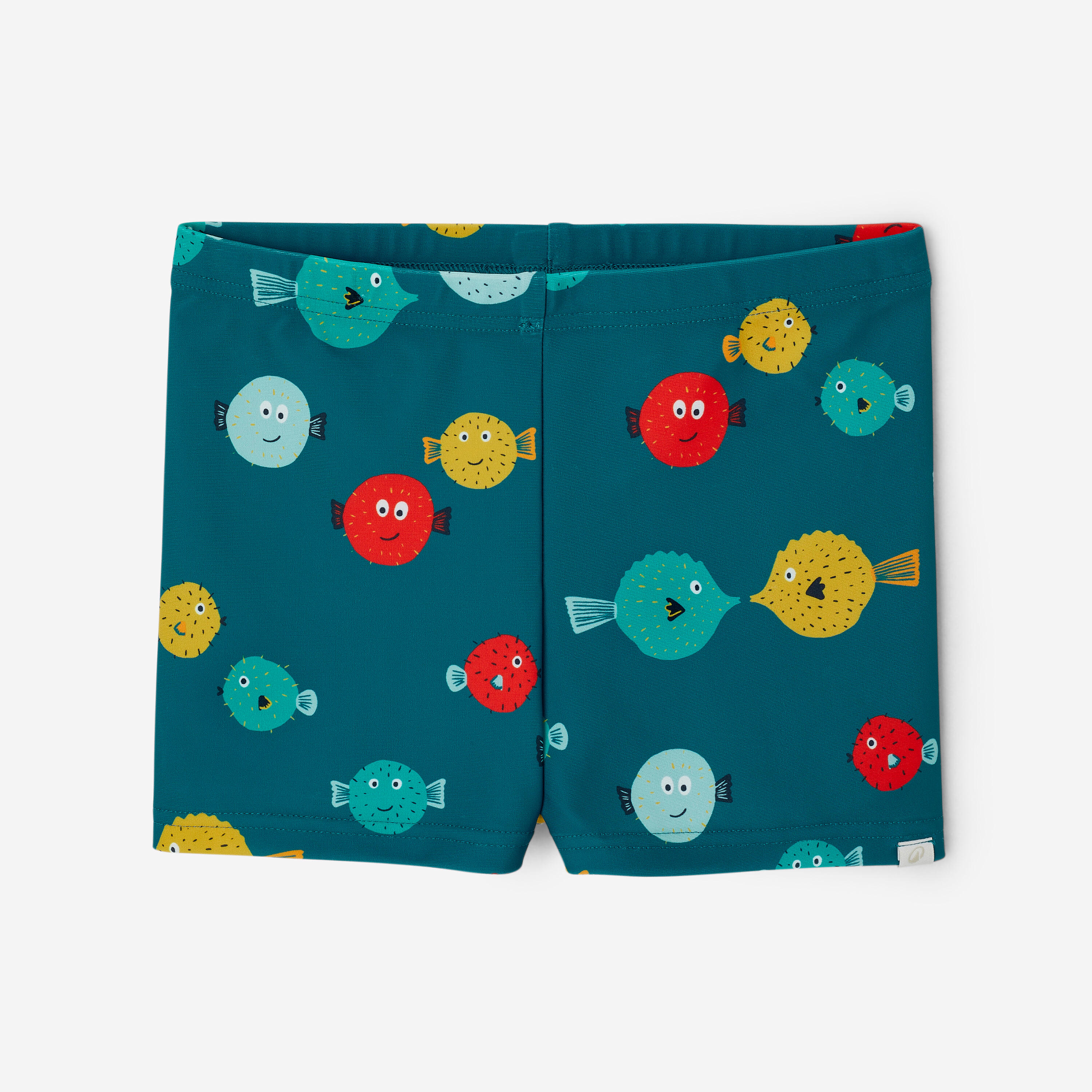 Badehose Boxer Baby/Jungen - Titou Plouf marineblau