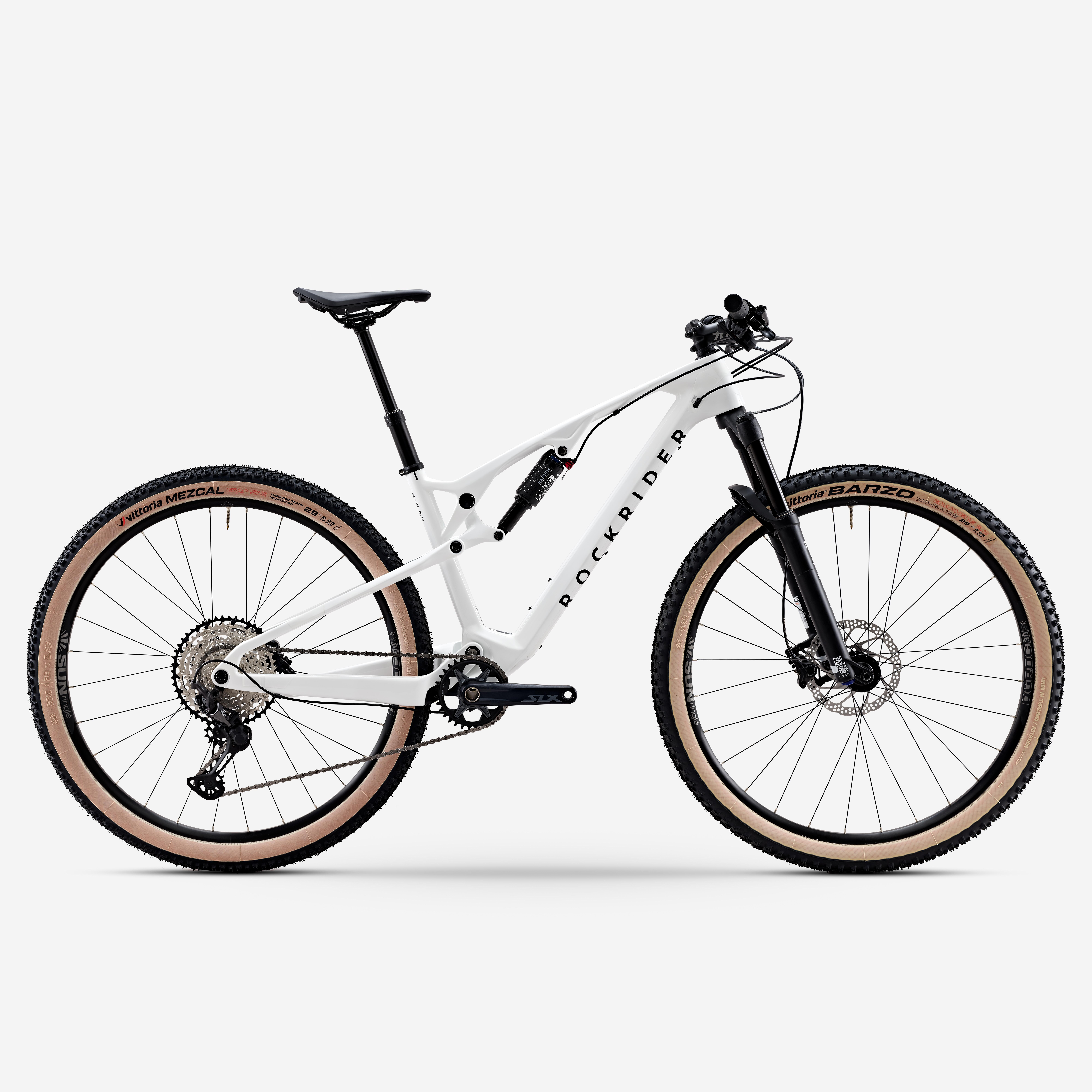 Mountainbike XC vollgefedert Carbonrahmen Race 900S weiss