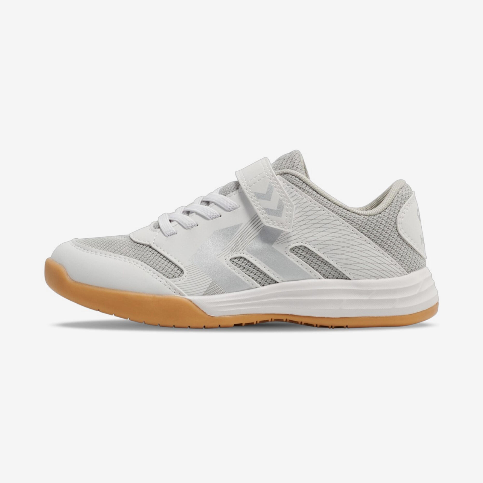 Kinder Handballschuhe Klettverschluss - HUMMEL Multiplay VC JR beige