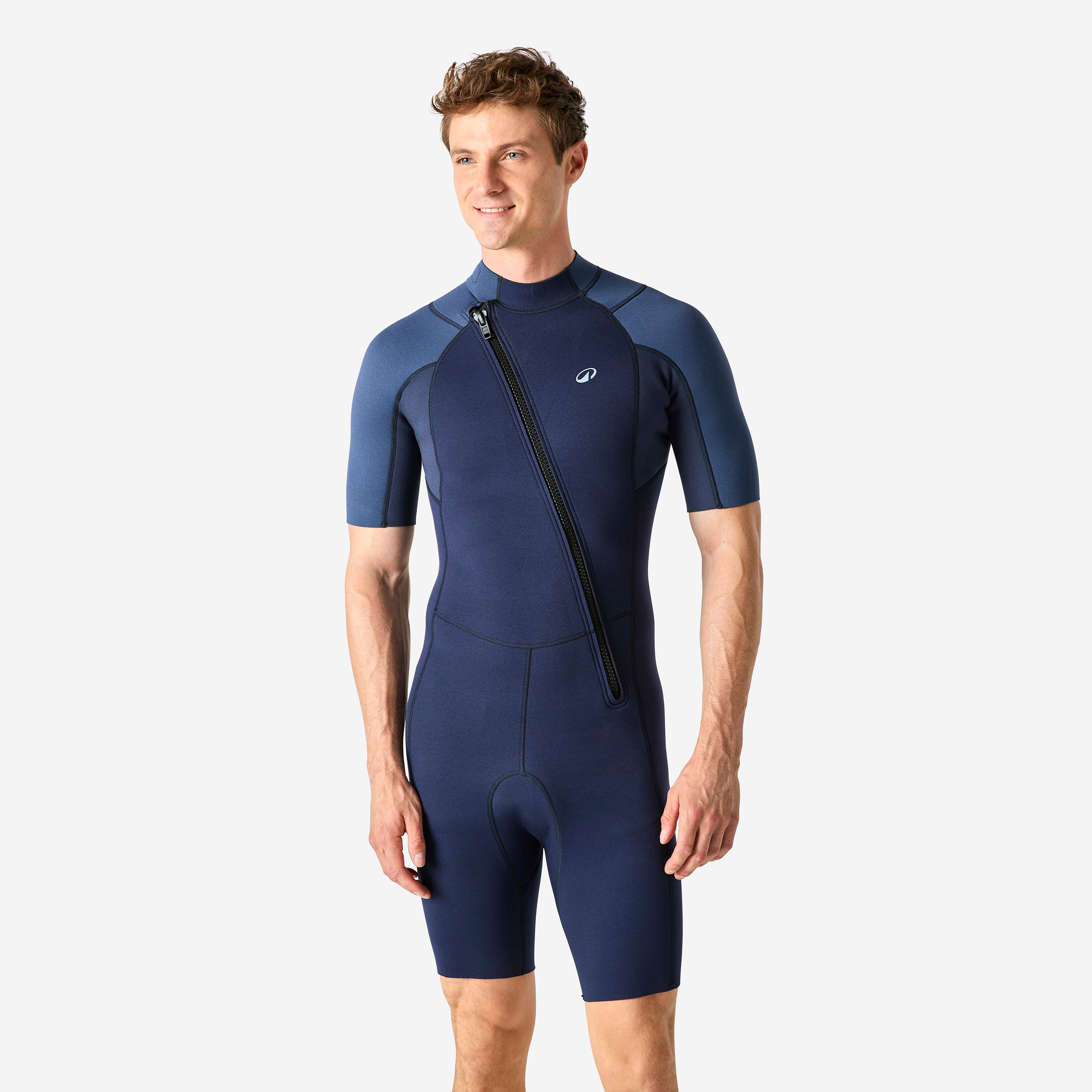 Neoprenanzug Shorty Herren Naturkautschuk Essential Ocena 2 mm schwarz
