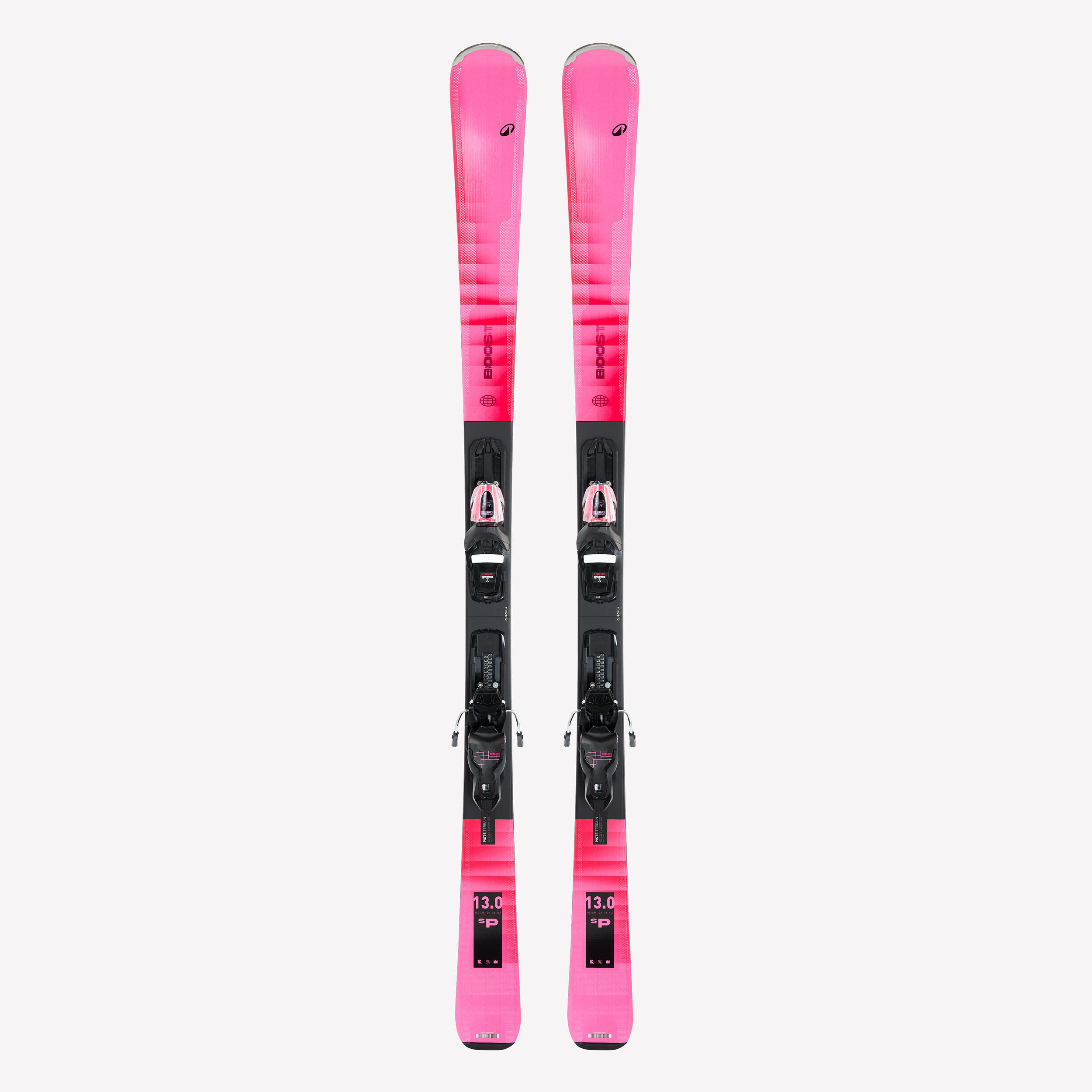 Ski Damen inkl. Bindung Piste - Boost 500 SP rosa