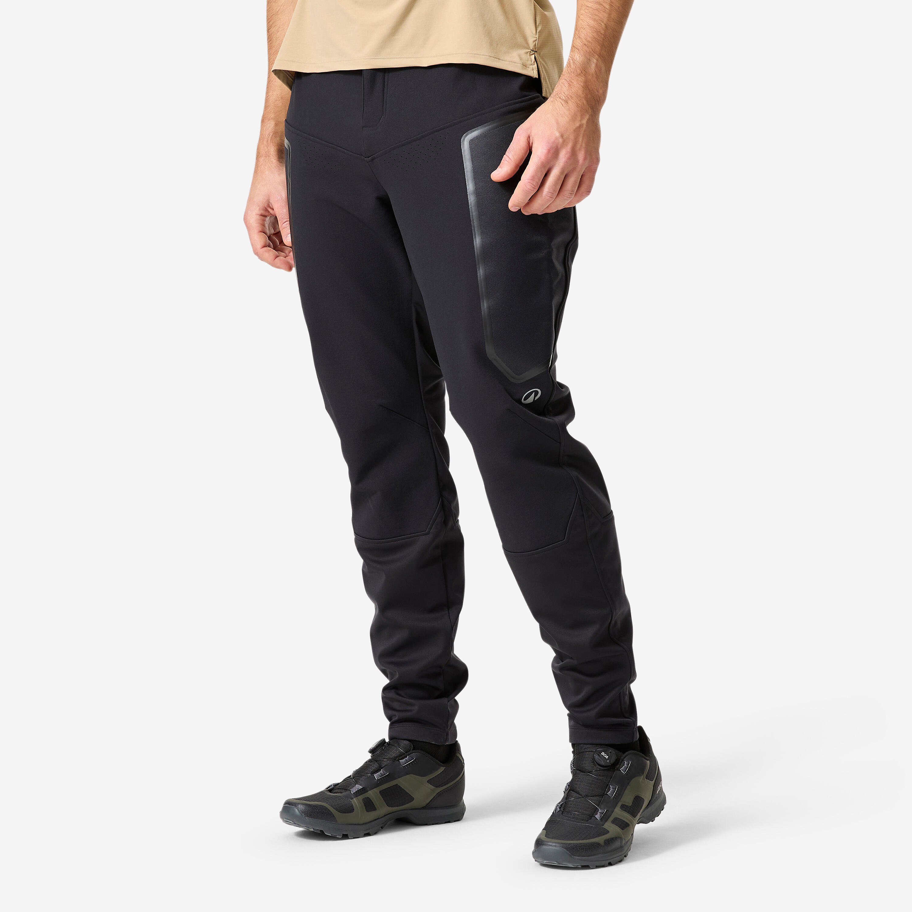 MTB Hose lang Herren Winter schwarz