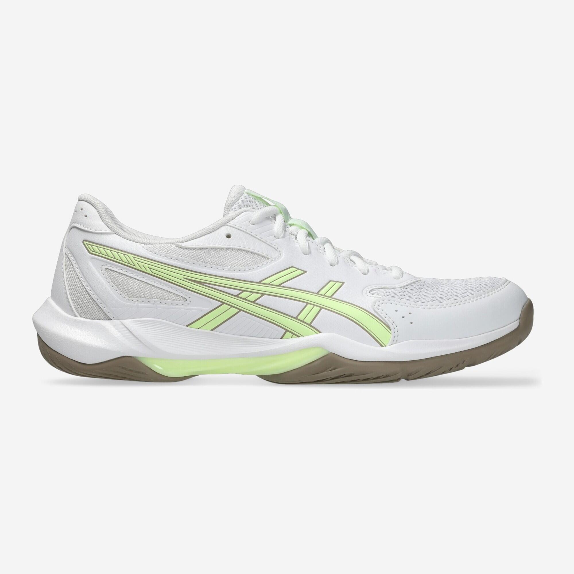 Damen/Herren Volleyballschuhe - ASICS Gel Spike weiß/gelb