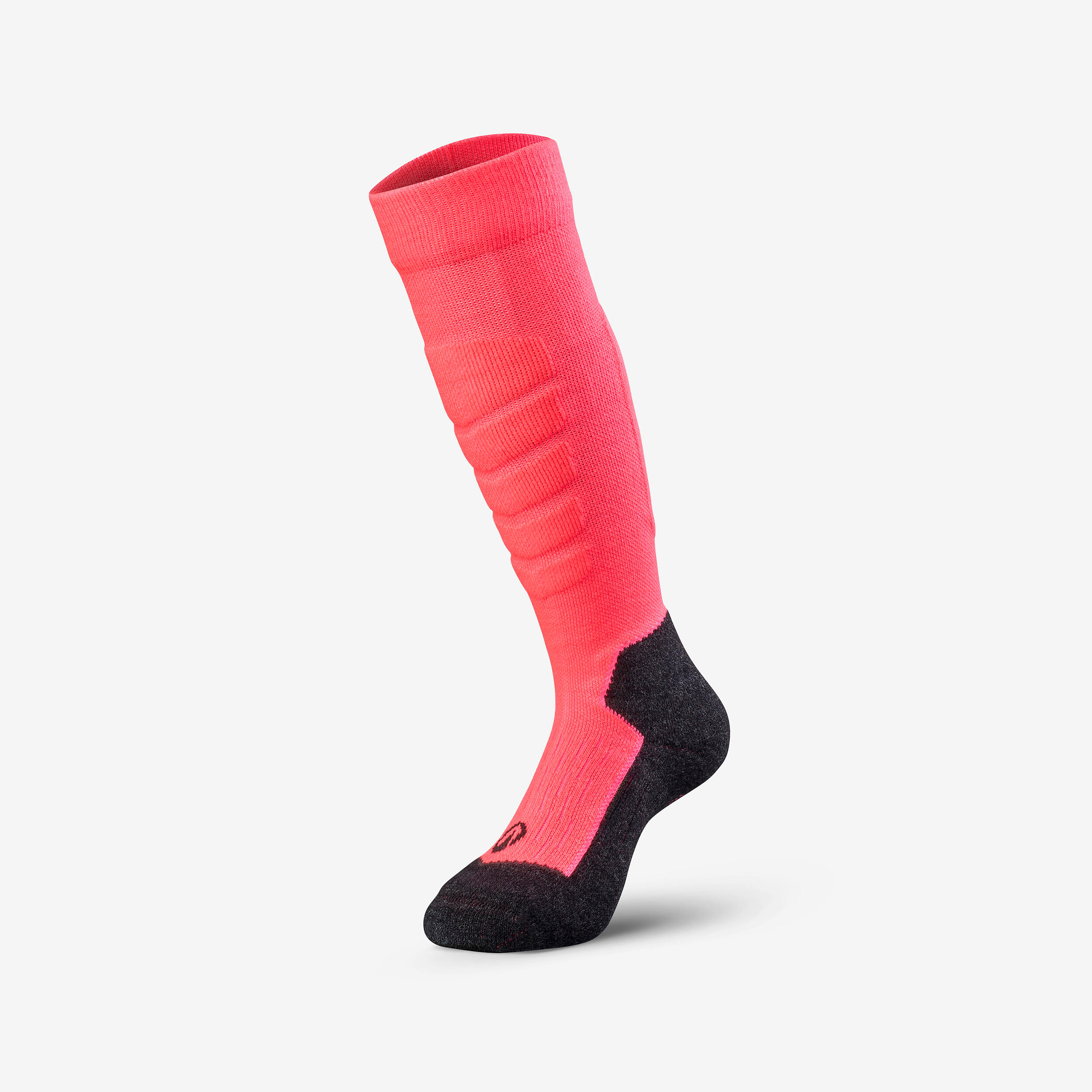 Skisocken Snowboardsocken Kinder warm - 500 rosa/schwarz