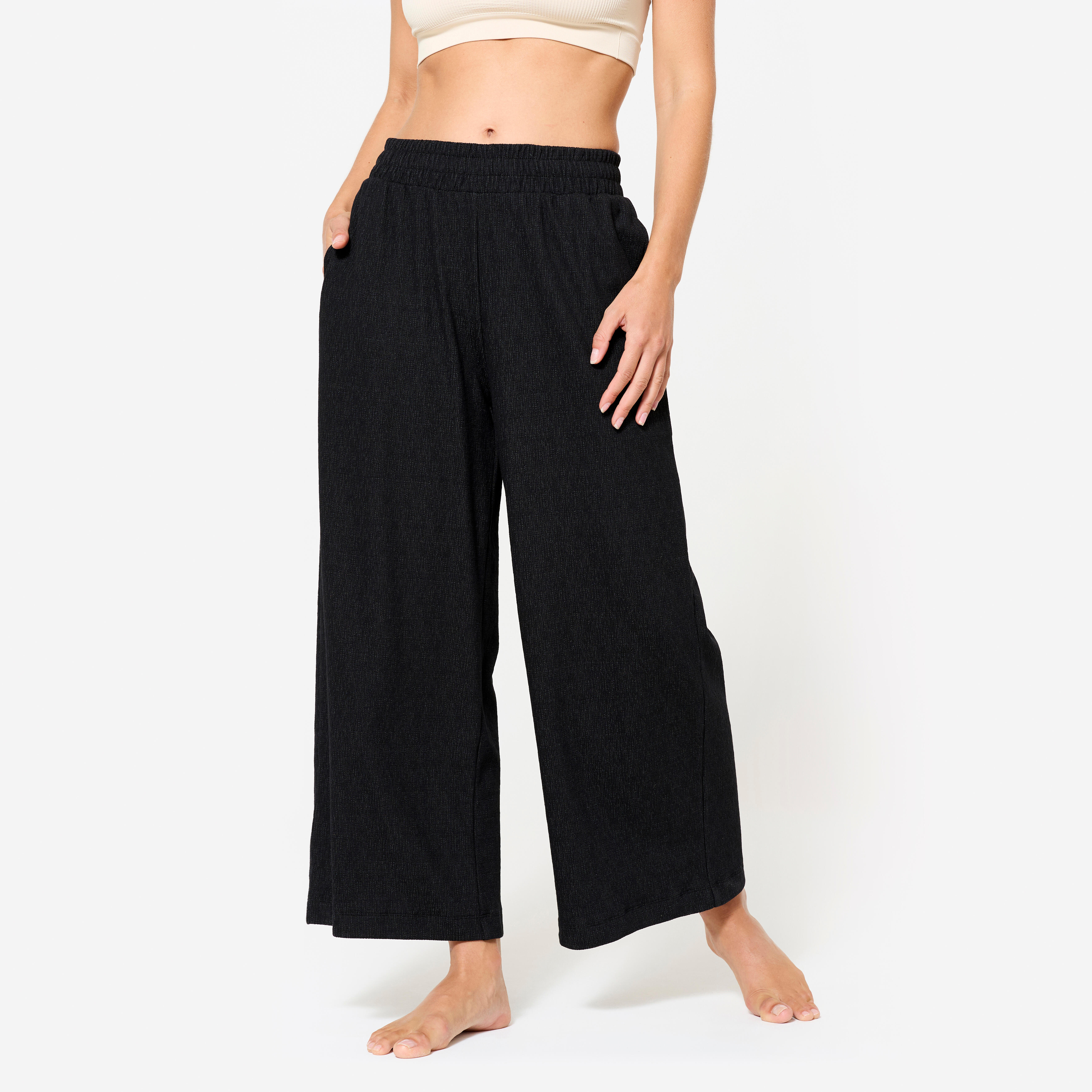 Yogahose Damen Retreat - schwarz