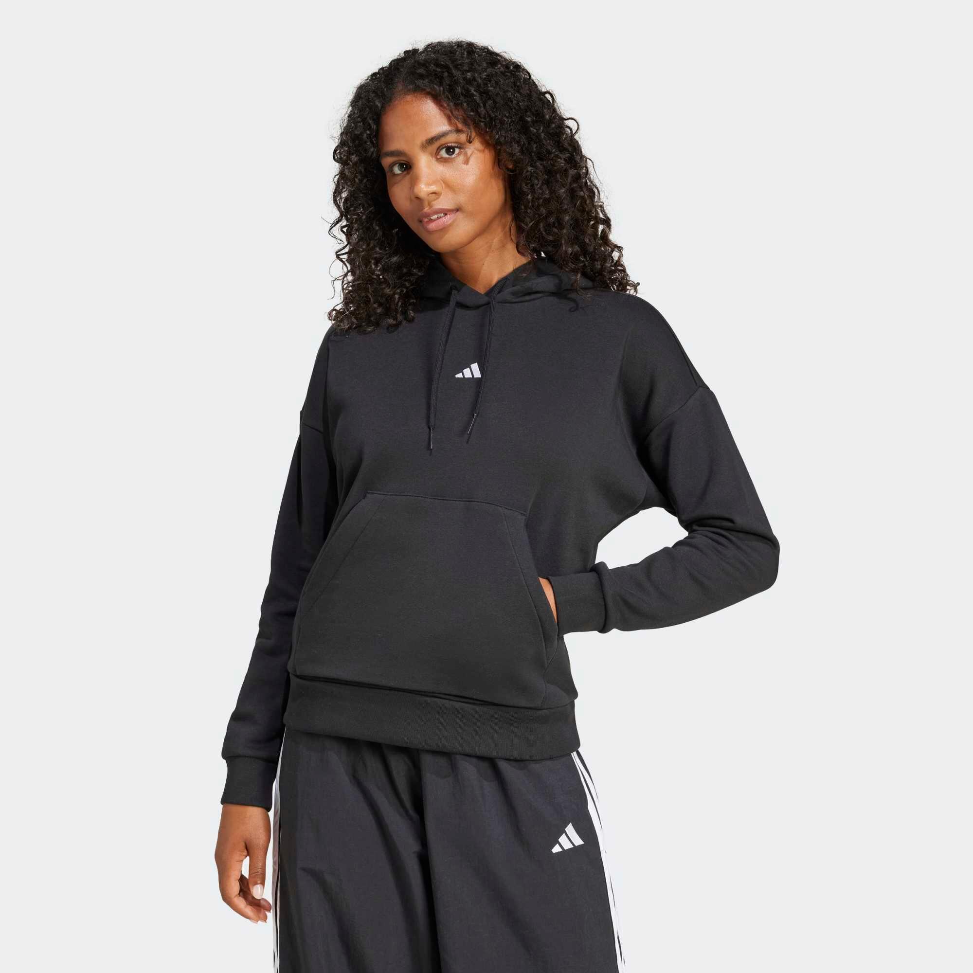 Sweatshirt Damen warm - schwarz